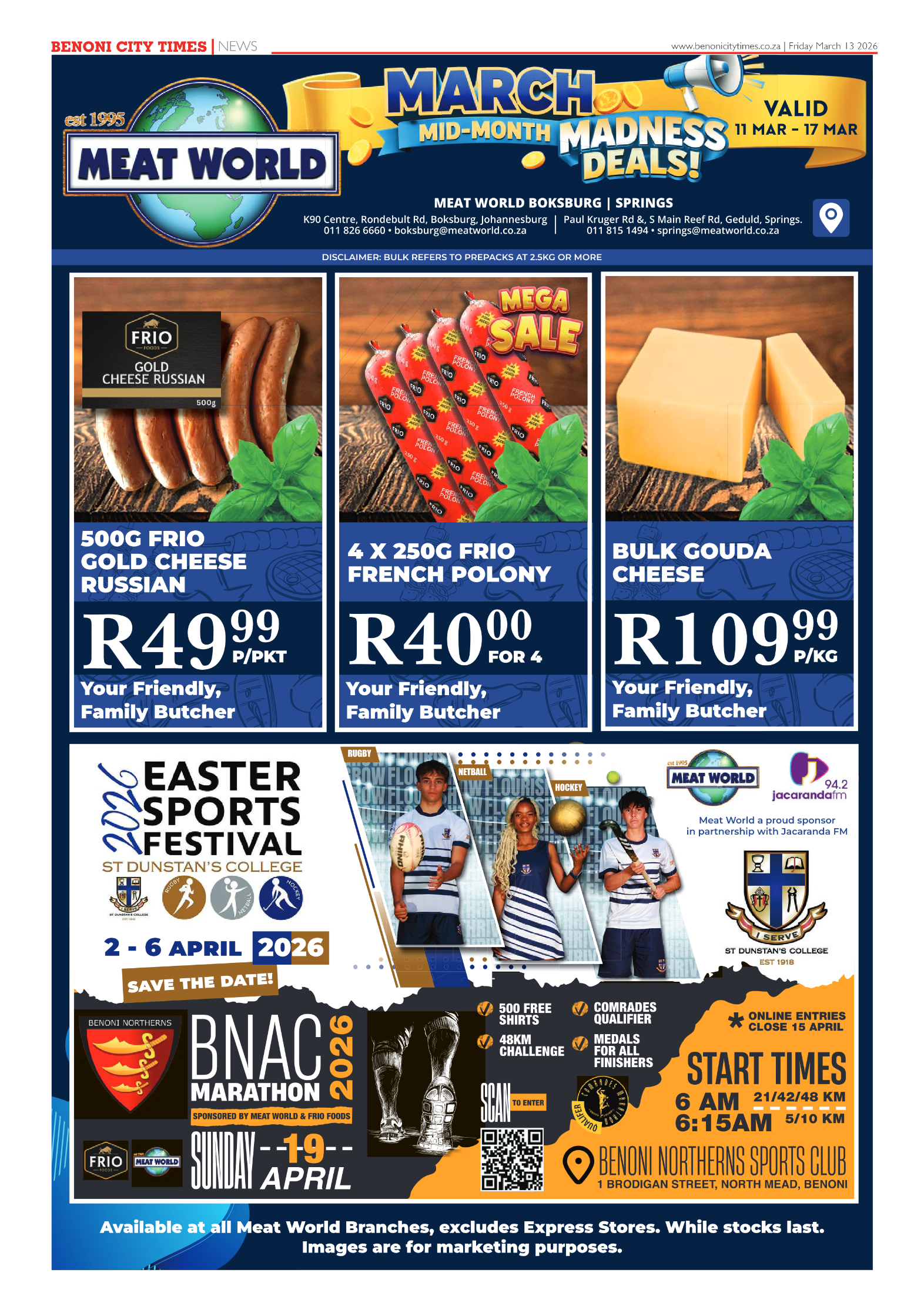 Benoni City Times 13 March 2026 page 12