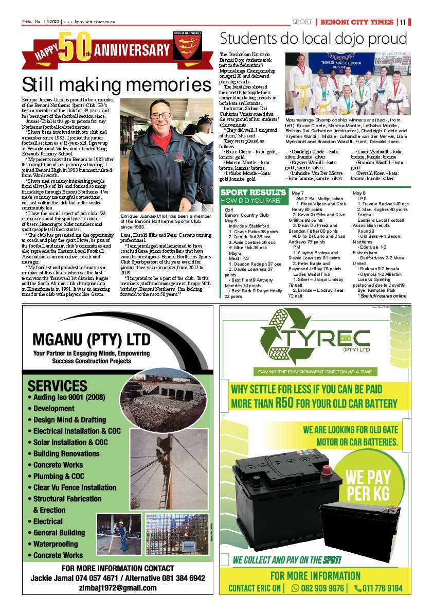 Benoni City Times 13 May 2022 page 11