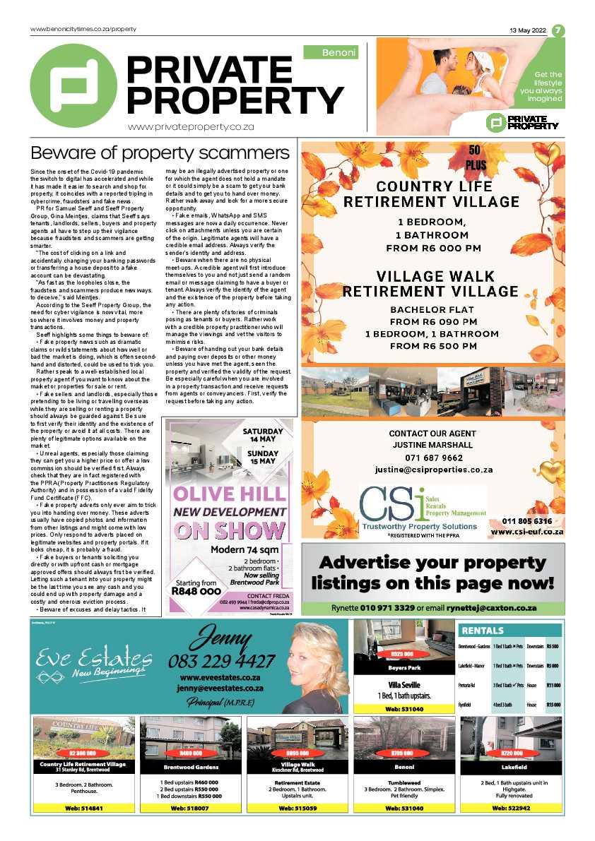 Benoni City Times 13 May 2022 page 7