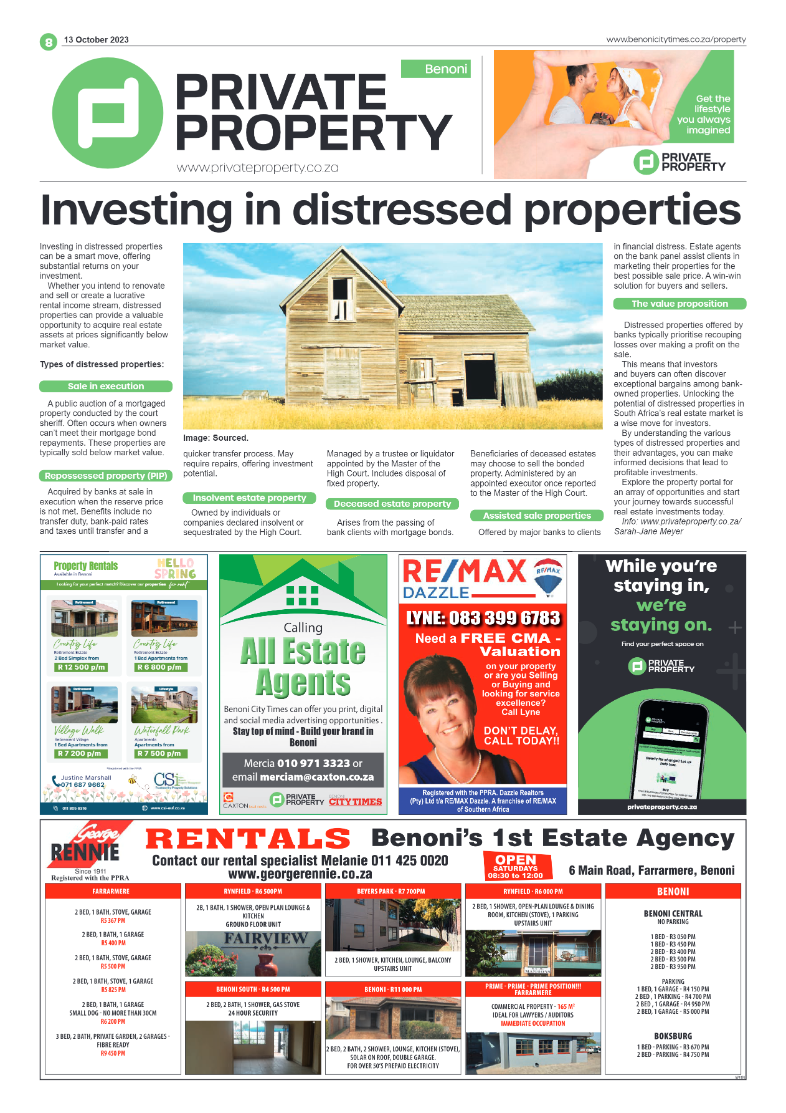Benoni City Times 13 October 2023 page 8