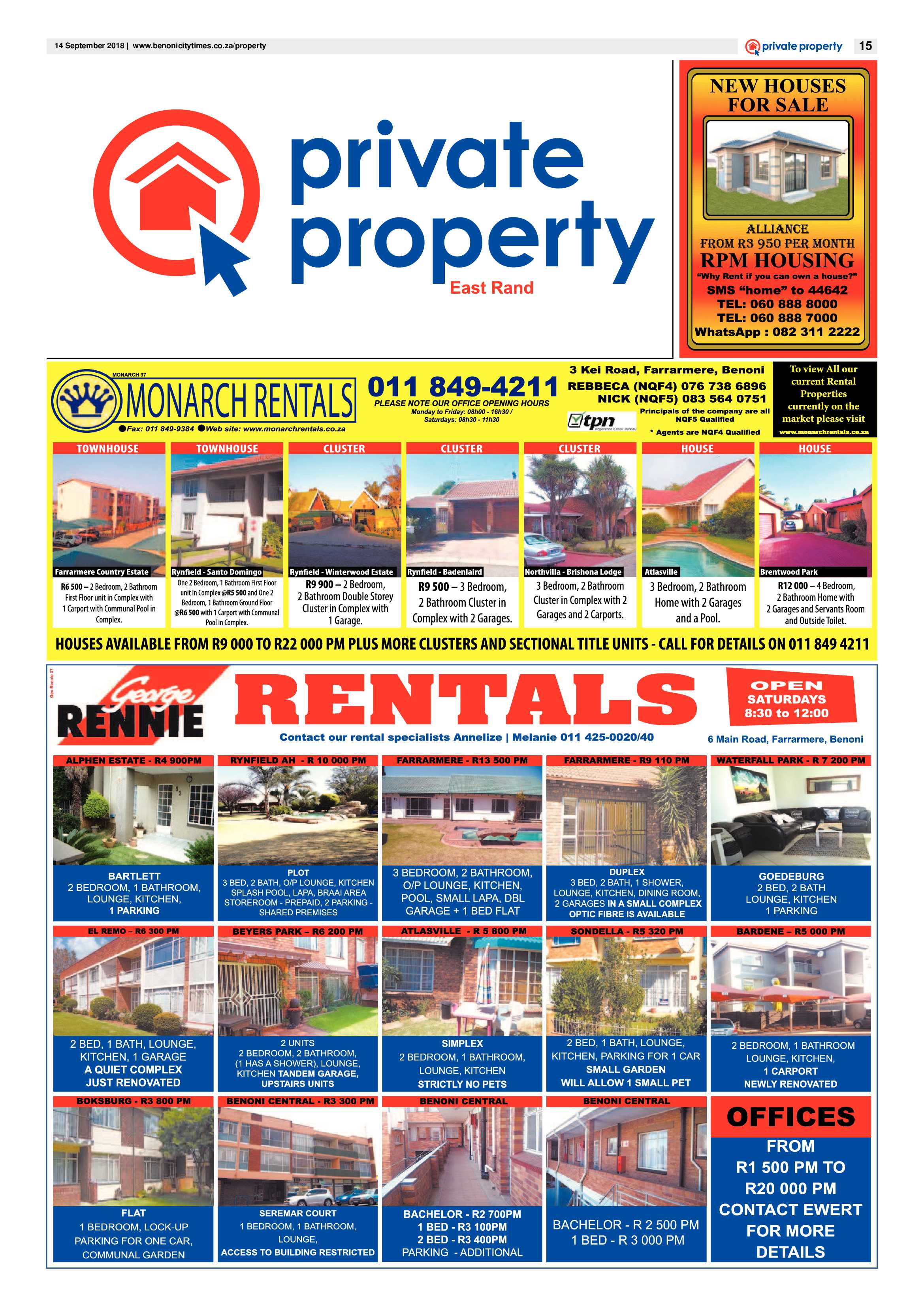 Benoni City Times 13 September 2018 page 15