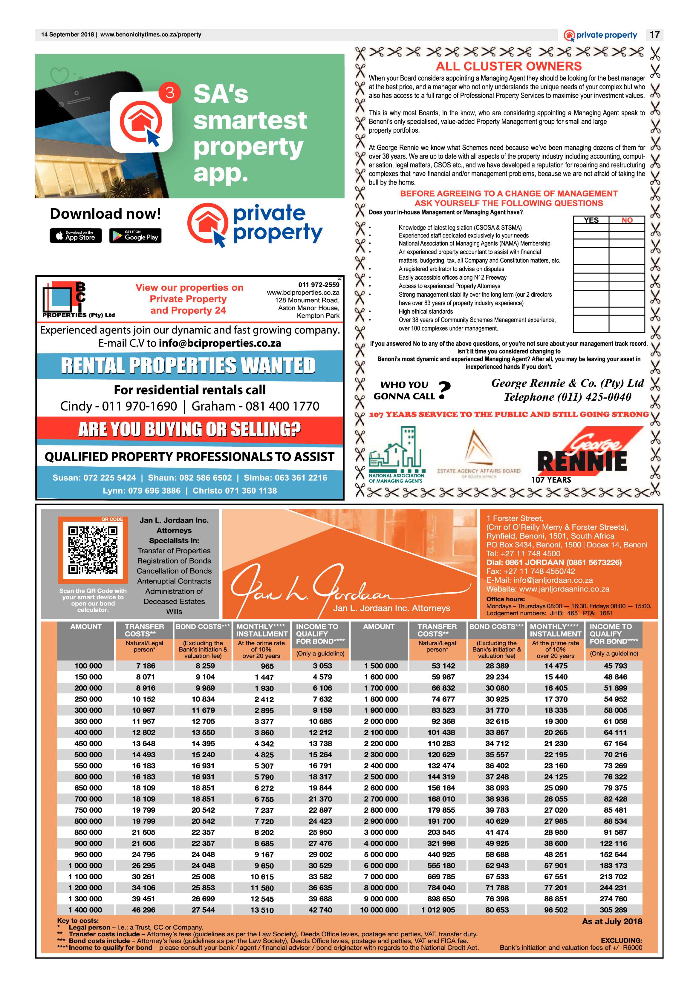 Benoni City Times 13 September 2018 page 17