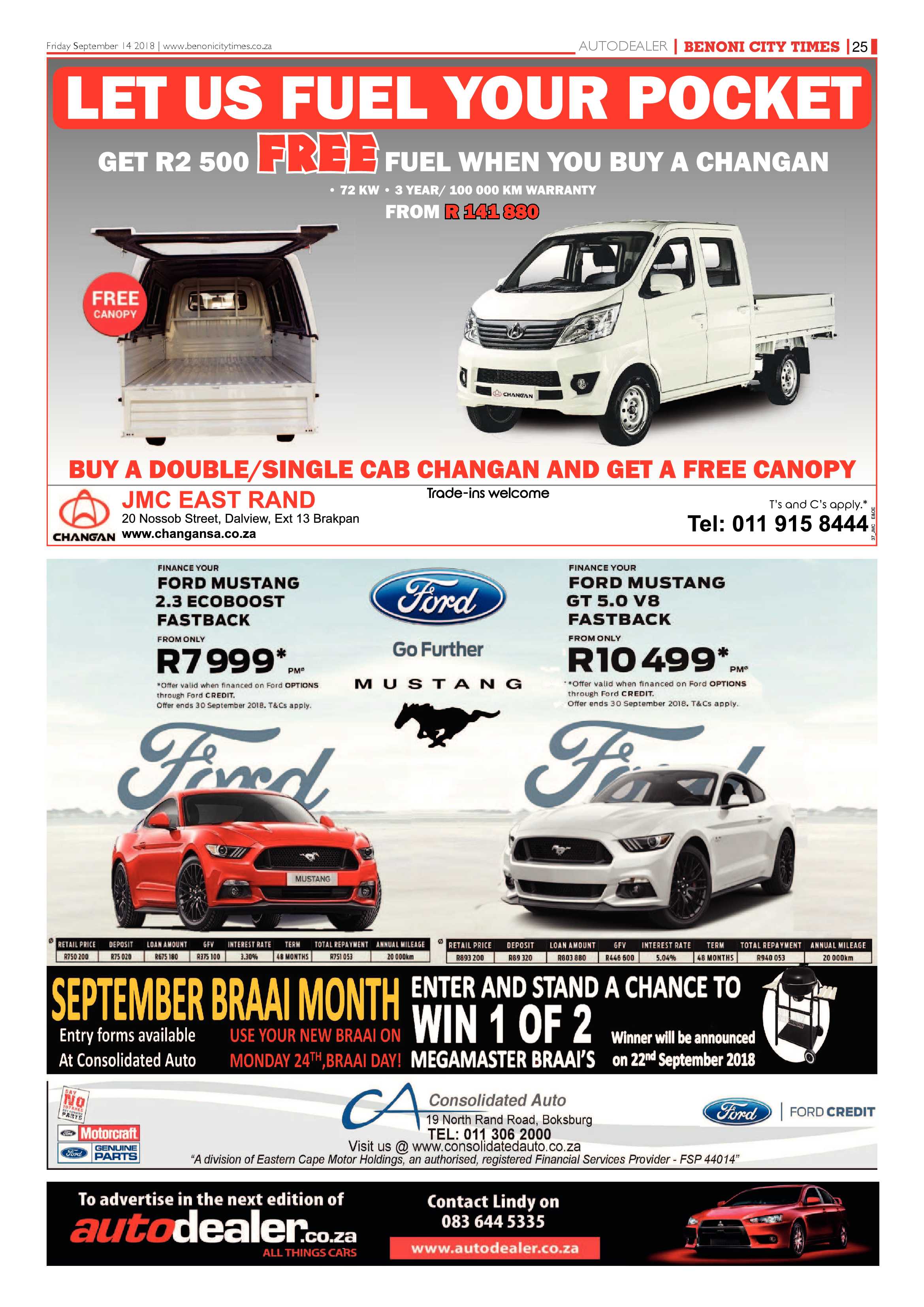 Benoni City Times 13 September 2018 page 25