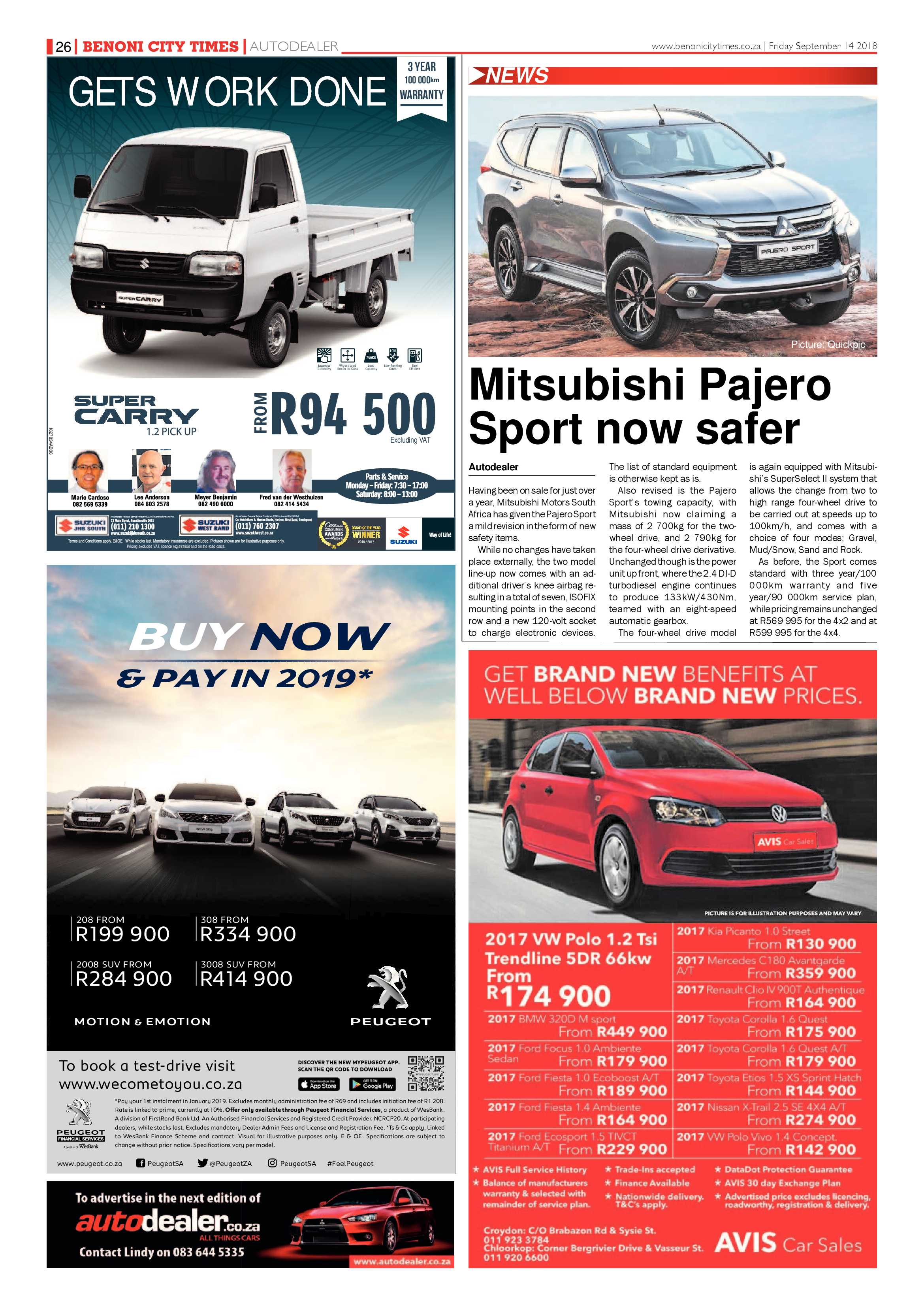 Benoni City Times 13 September 2018 page 26