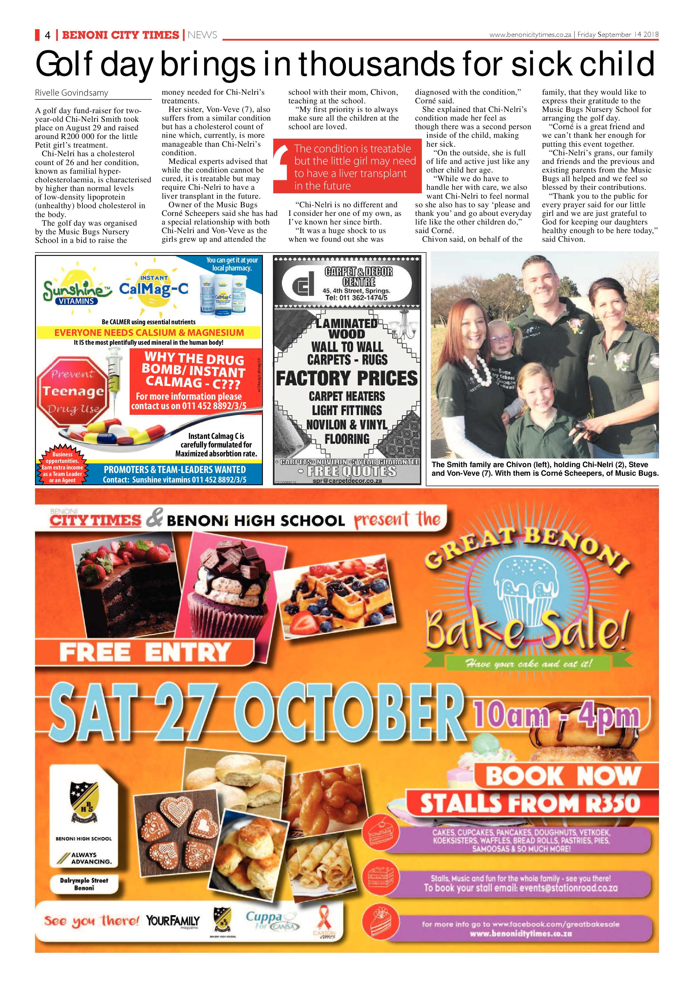 Benoni City Times 13 September 2018 page 4