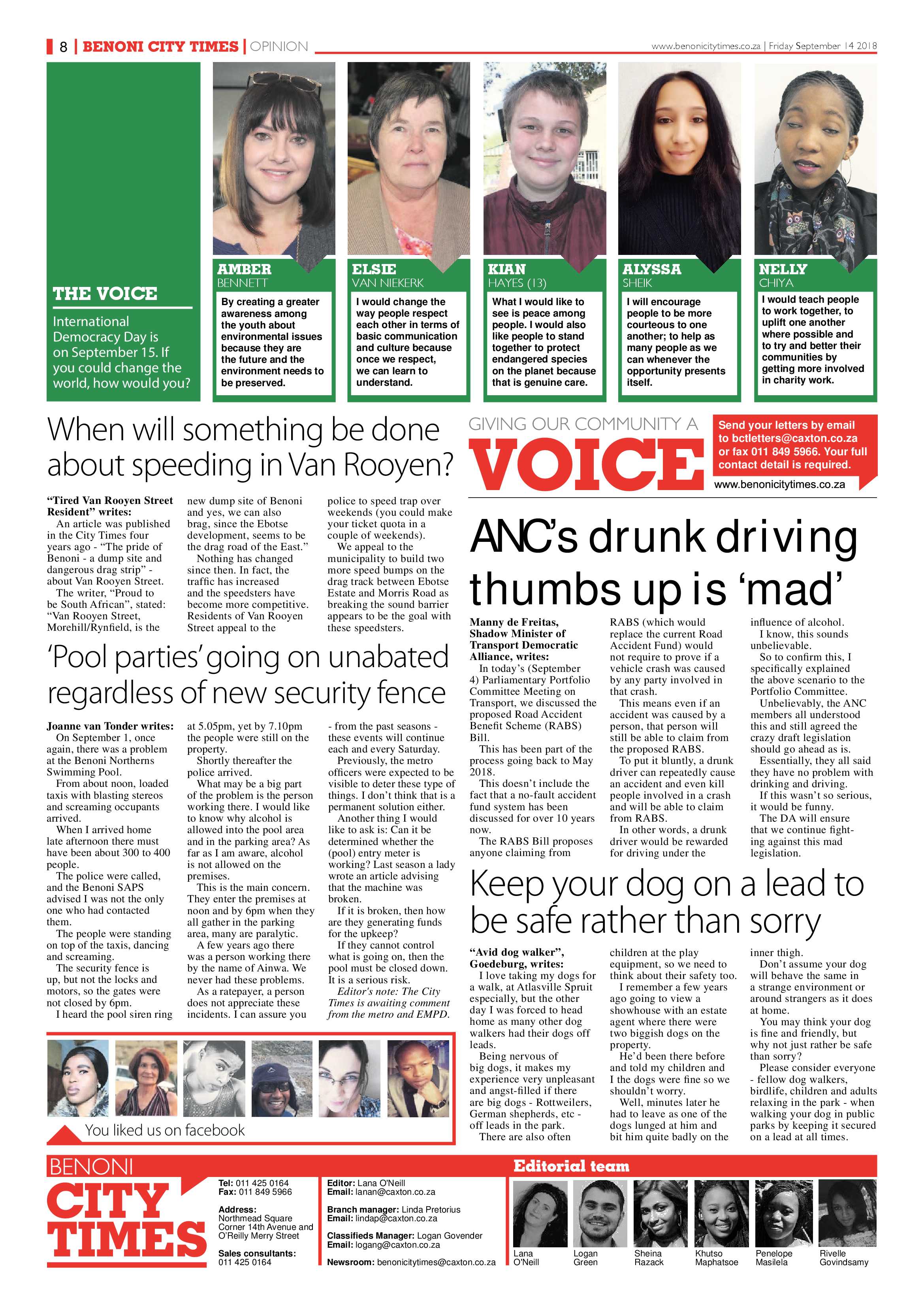 Benoni City Times 13 September 2018 page 8