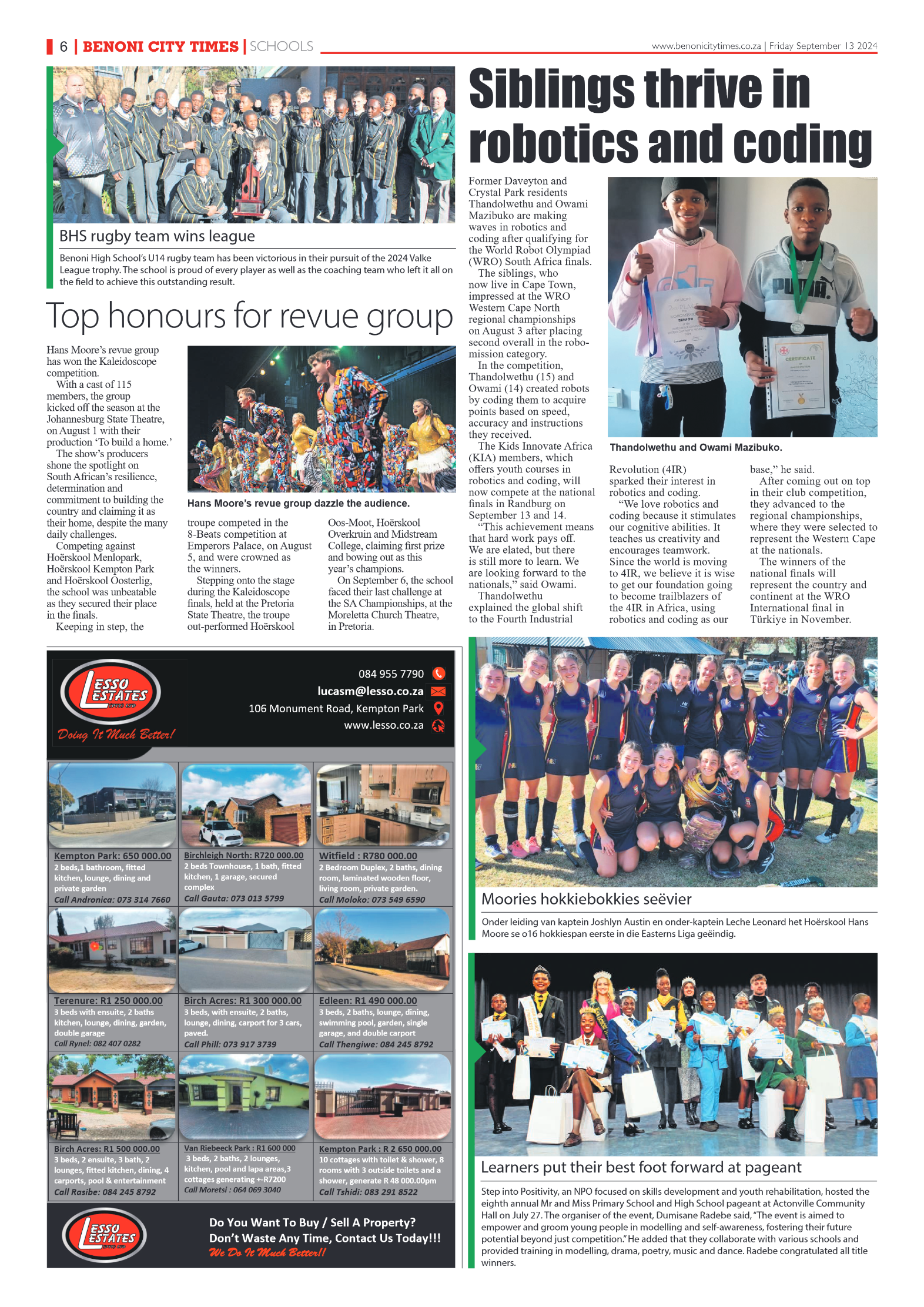 Benoni City Times 13 September 2024 page 6