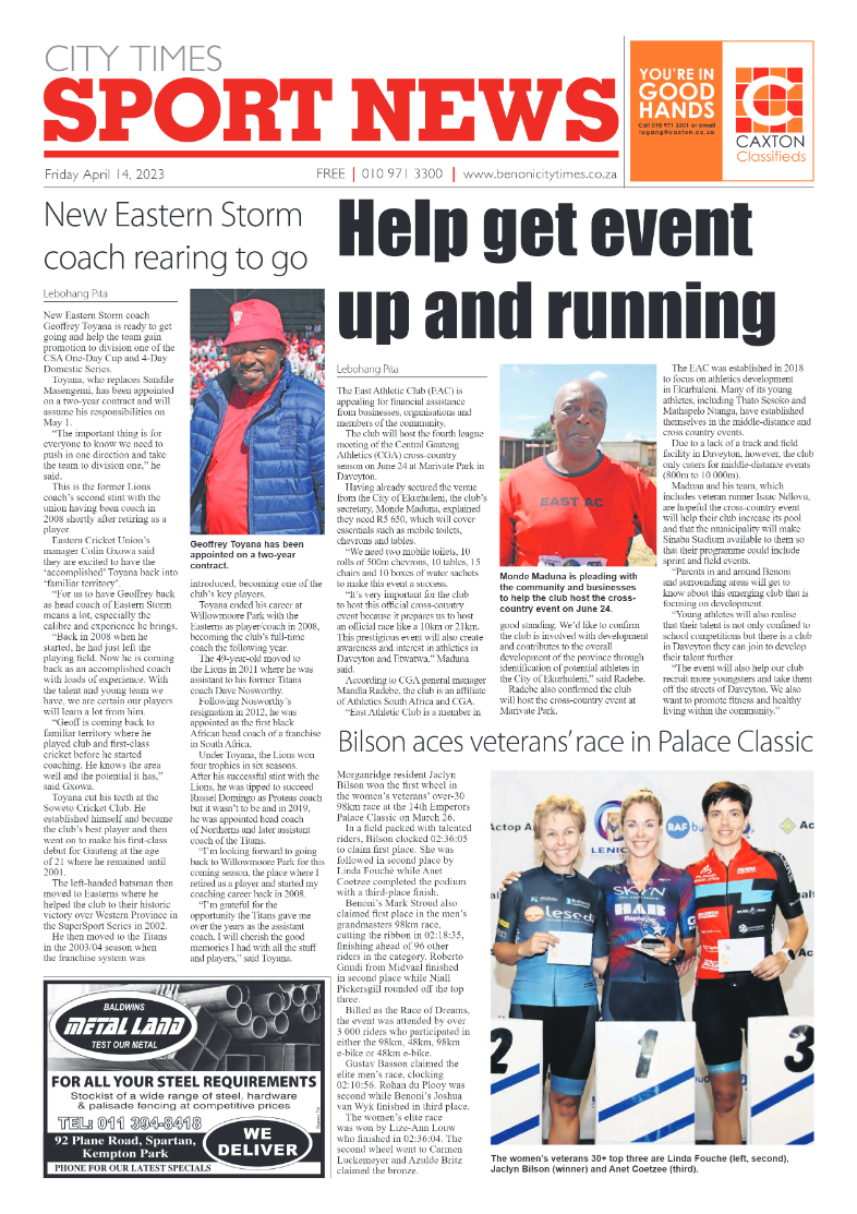 Benoni City Times 14 April 2023 page 12