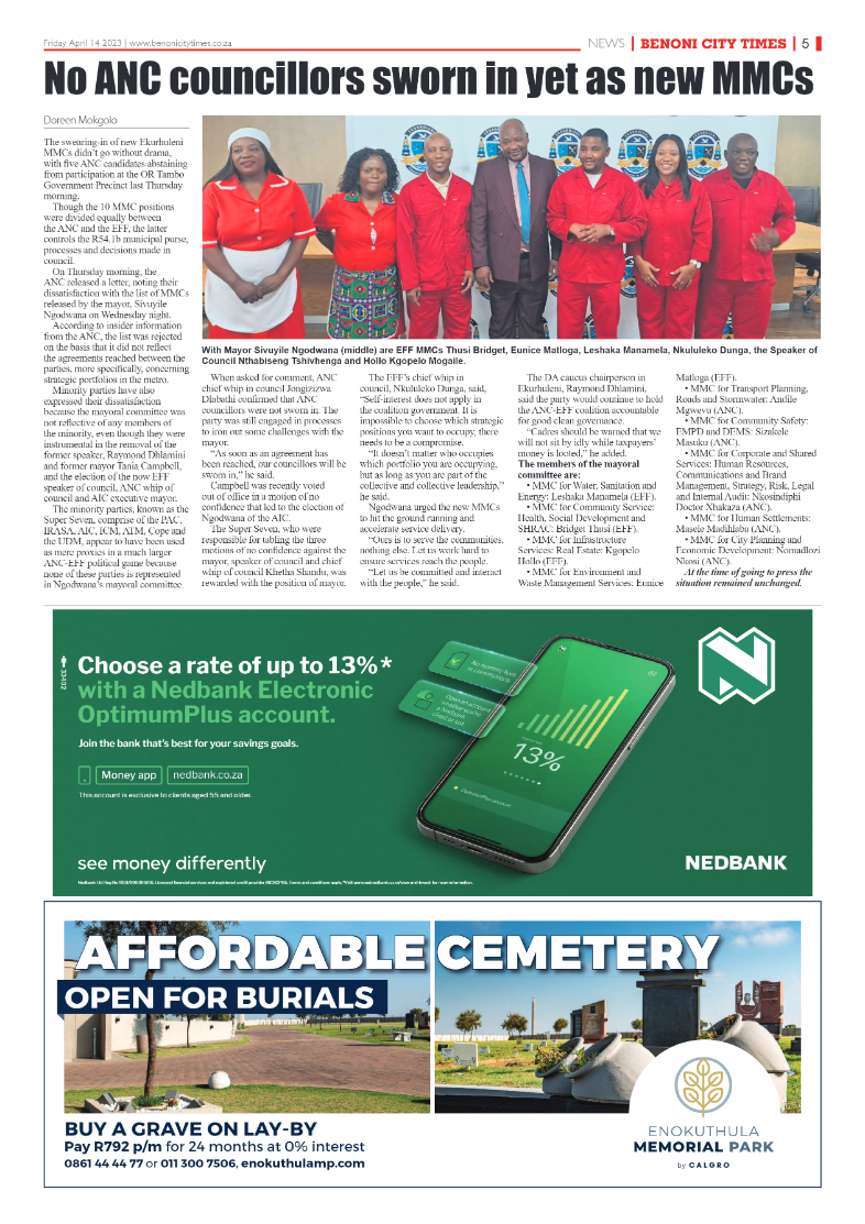 Benoni City Times 14 April 2023 page 5