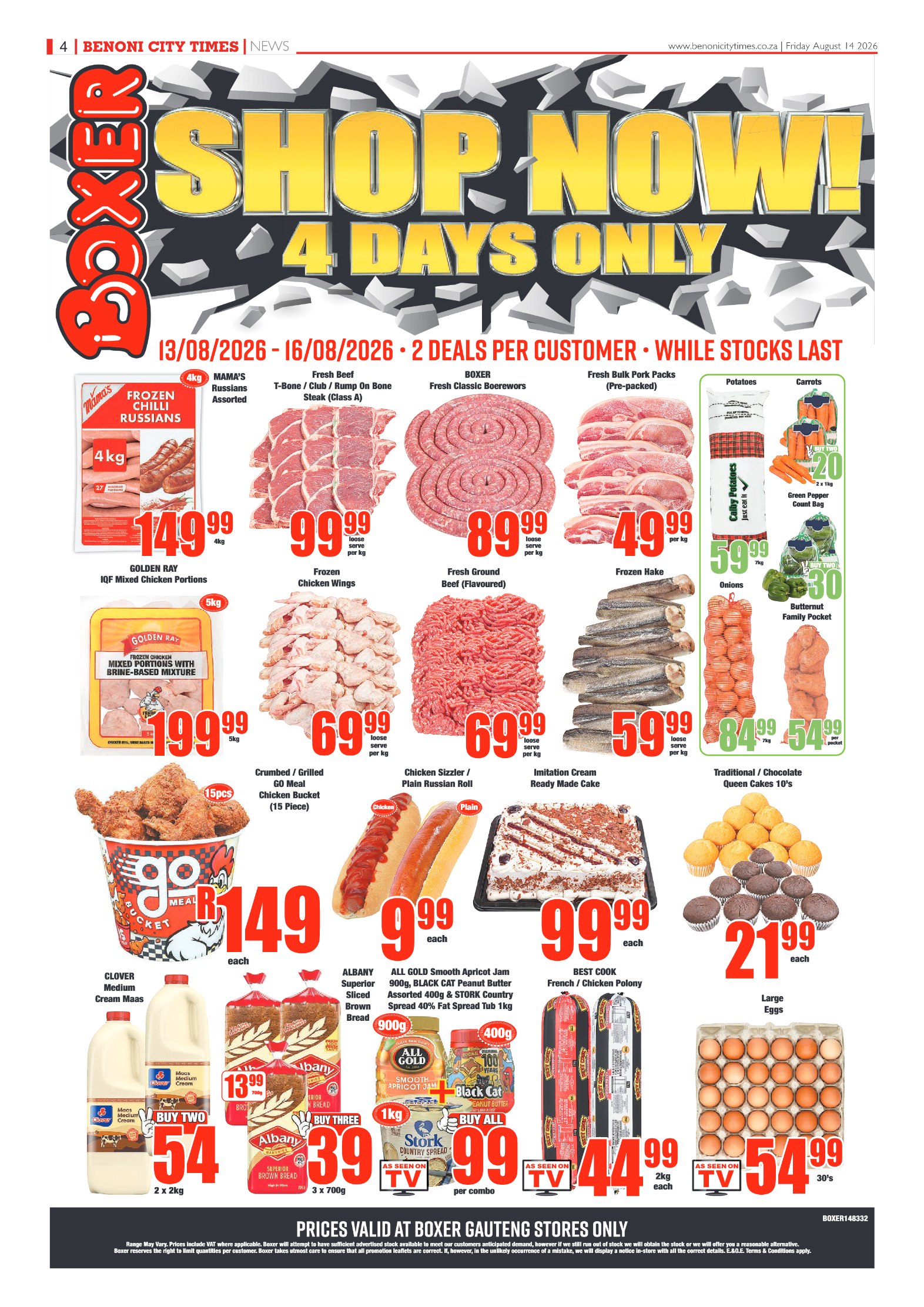 Benoni City Times 14 August 2026 page 4
