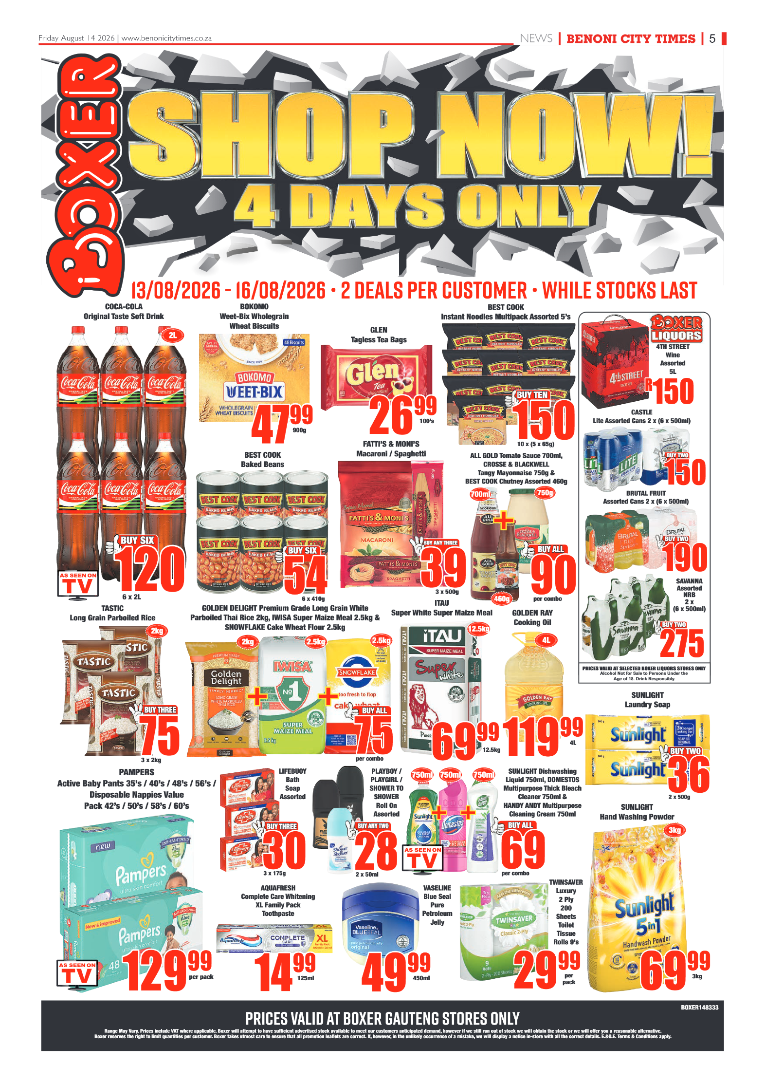 Benoni City Times 14 August 2026 page 5