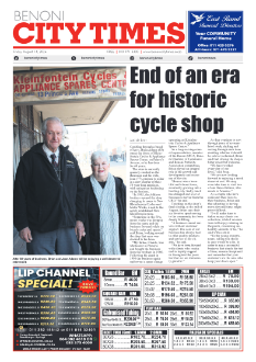 Benoni City Times 14 August 2026