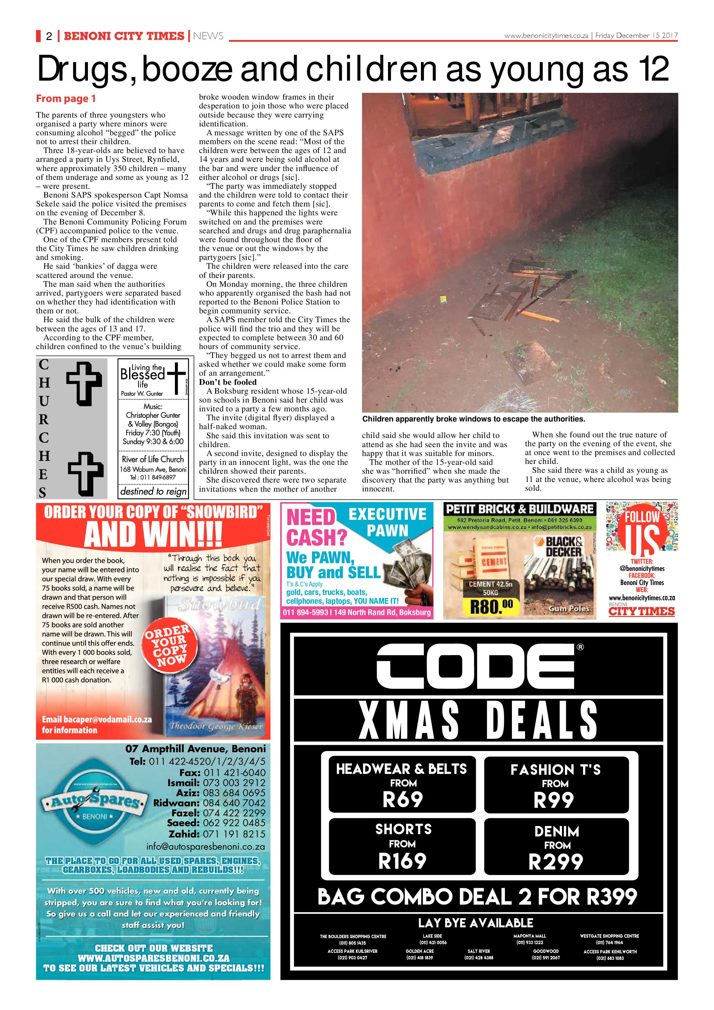 Benoni City Times 14 December 2017 page 2