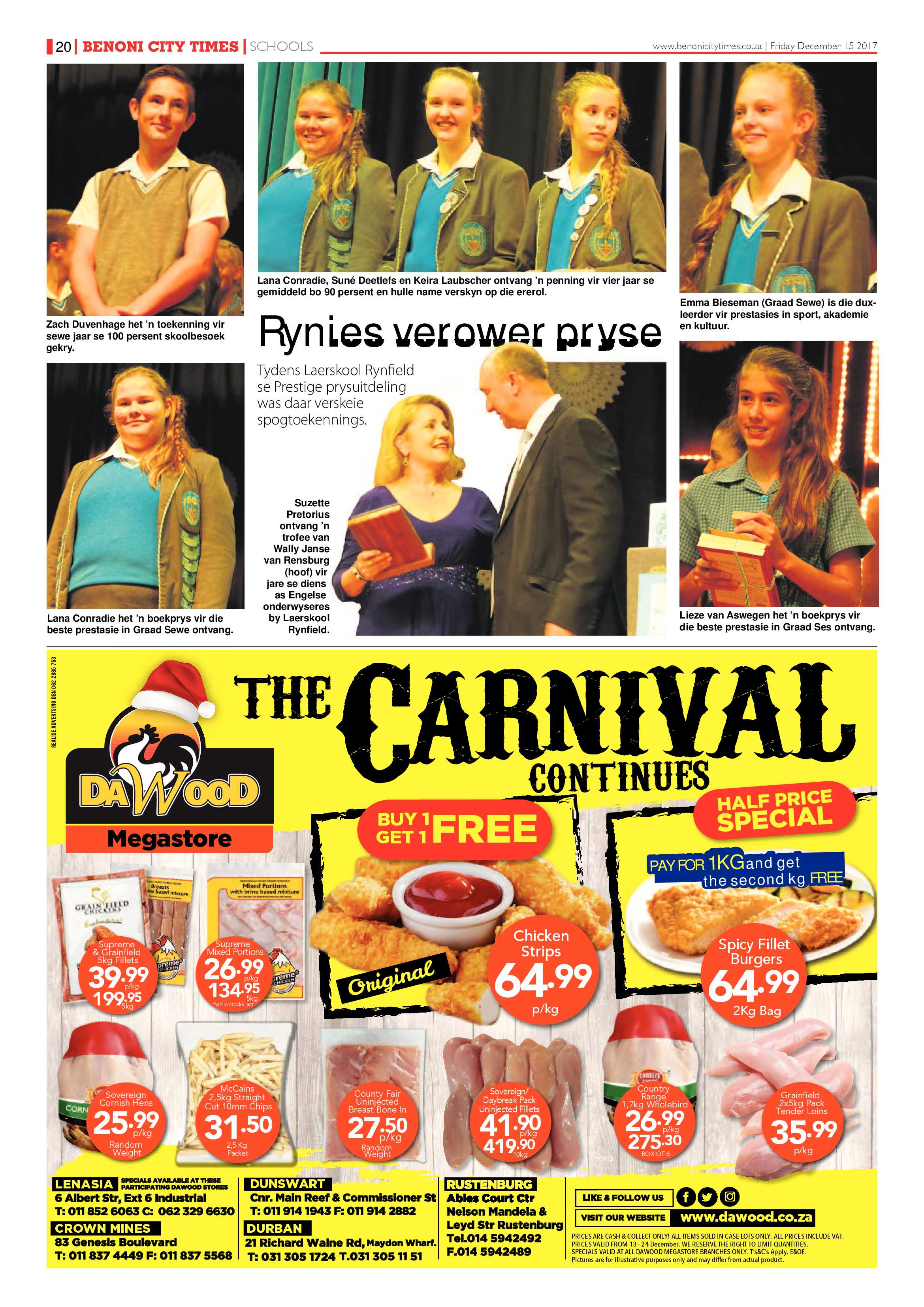 Benoni City Times 14 December 2017 page 20