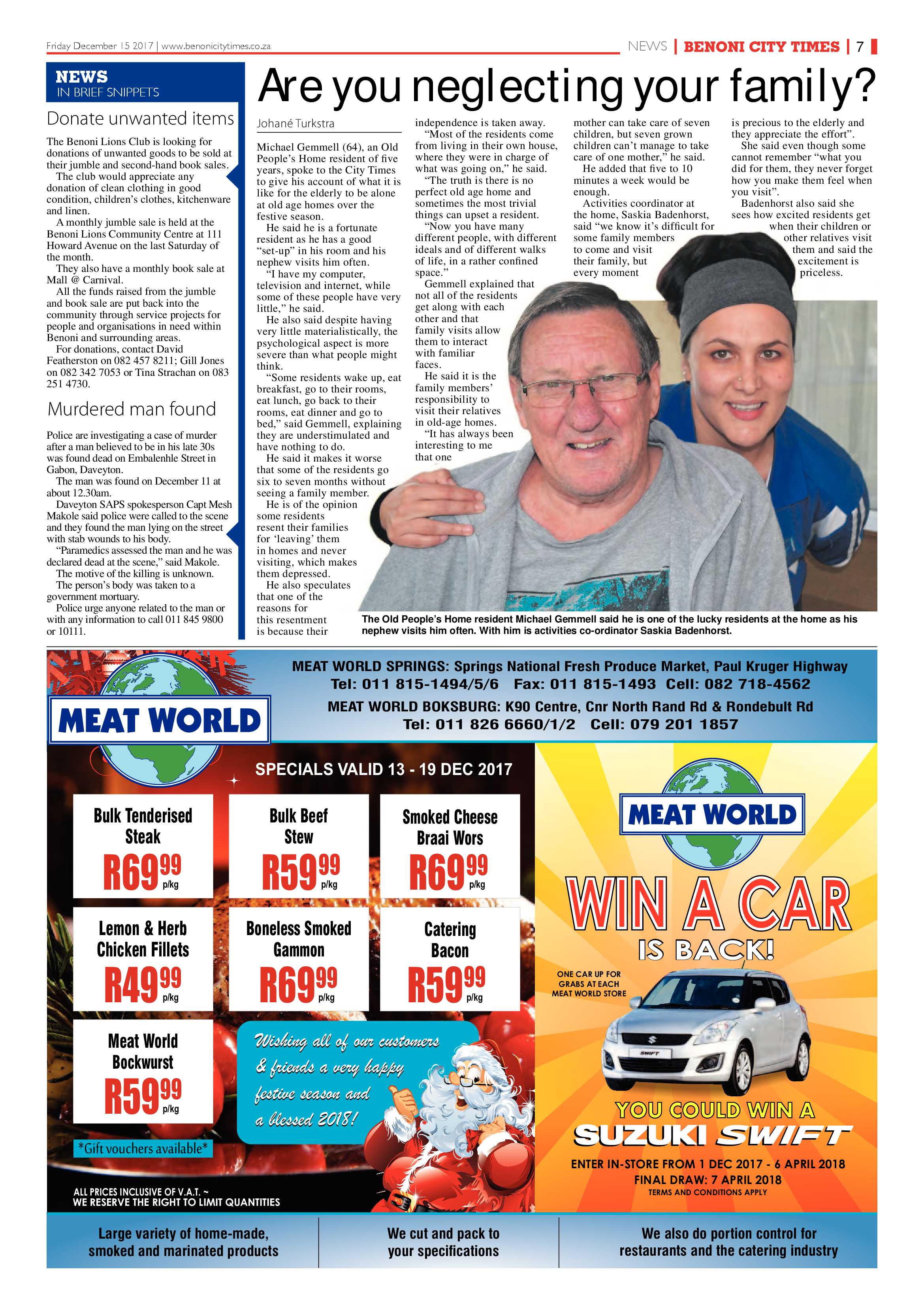 Benoni City Times 14 December 2017 page 7