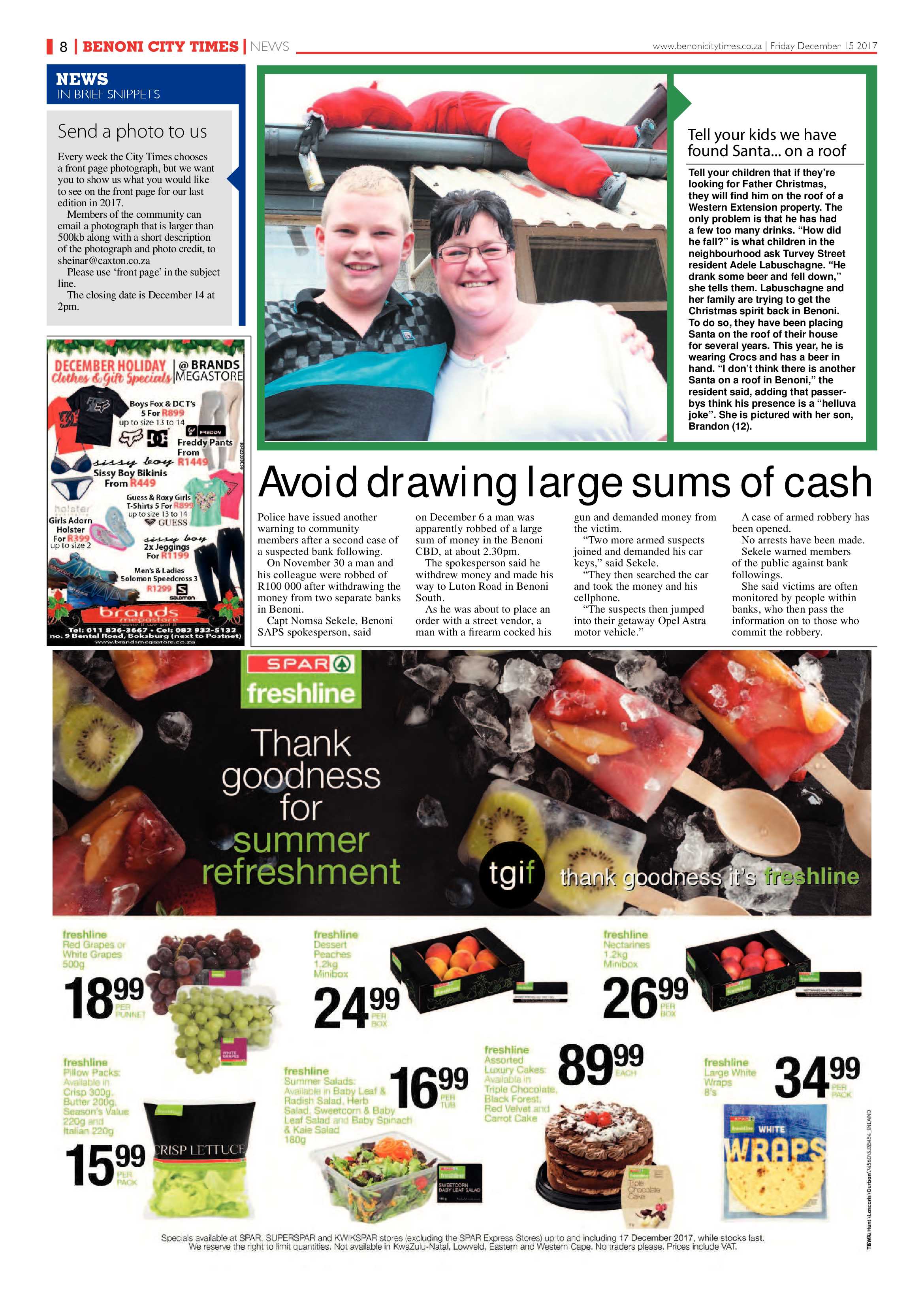 Benoni City Times 14 December 2017 page 8