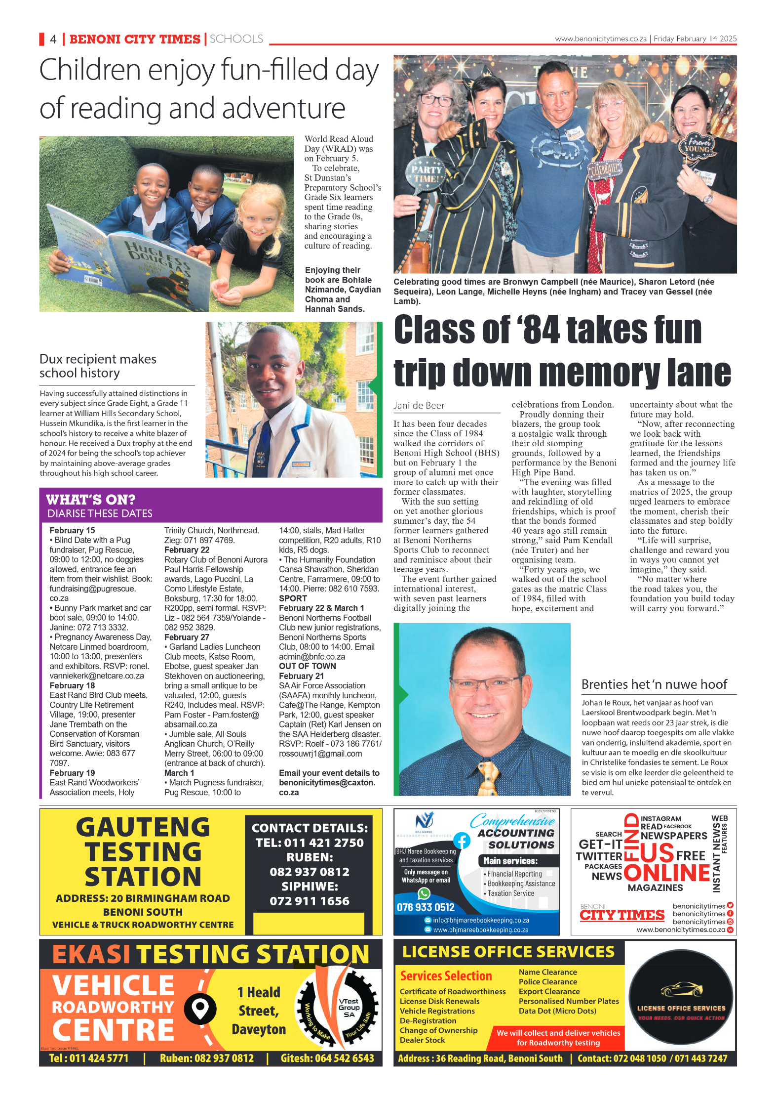 Benoni City Times 14 February 2025 page 4