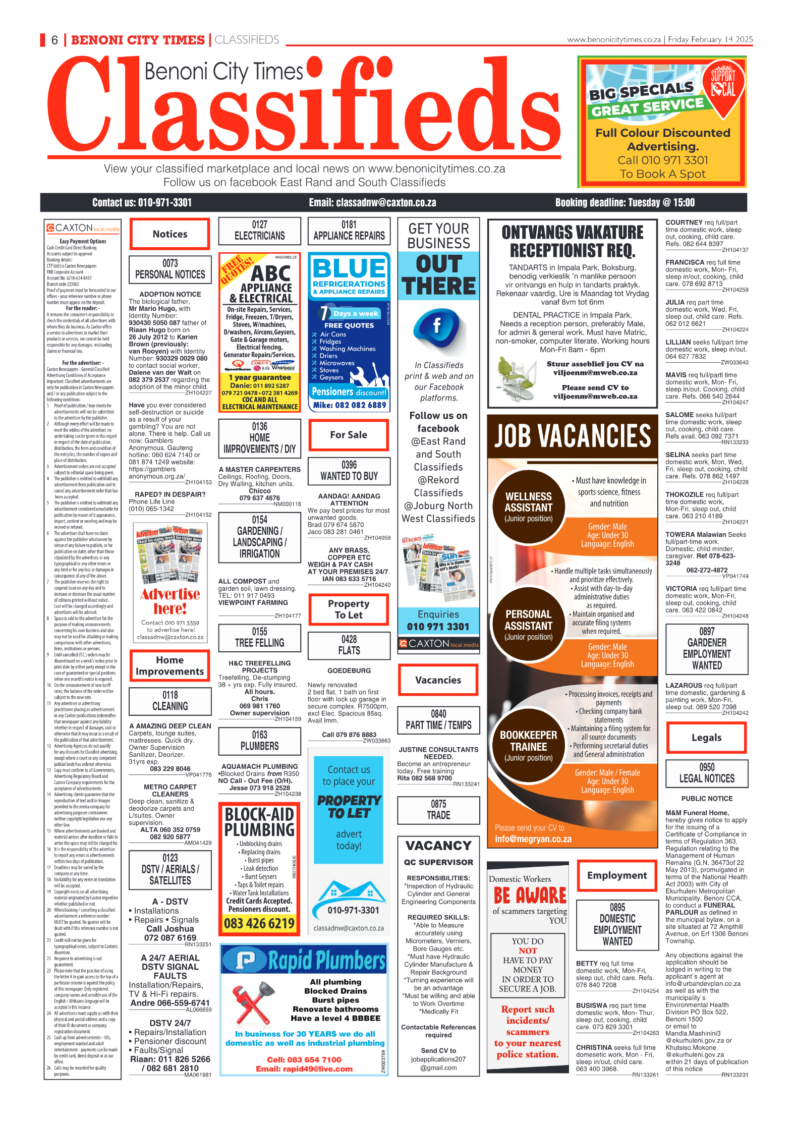 Benoni City Times 14 February 2025 page 6