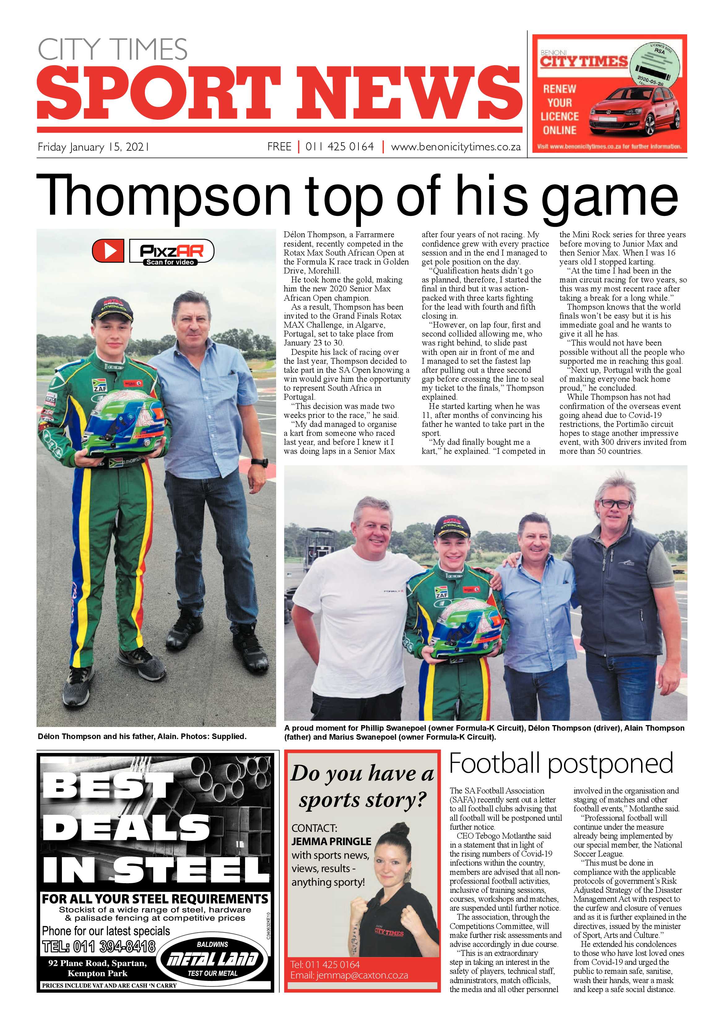 Benoni City Times 14 January 2021 page 12
