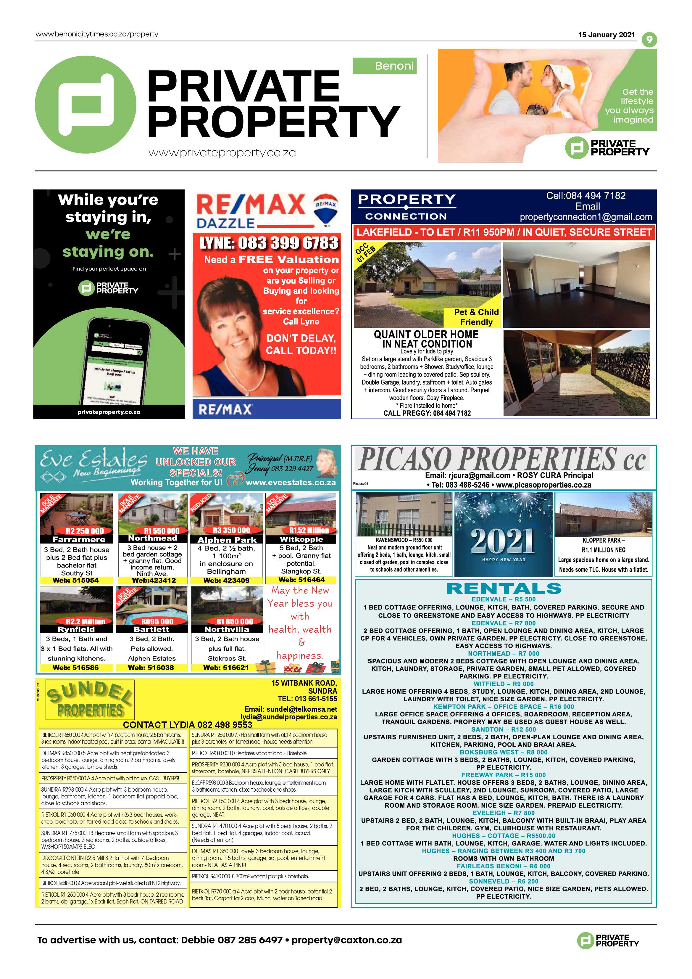 Benoni City Times 14 January 2021 page 9