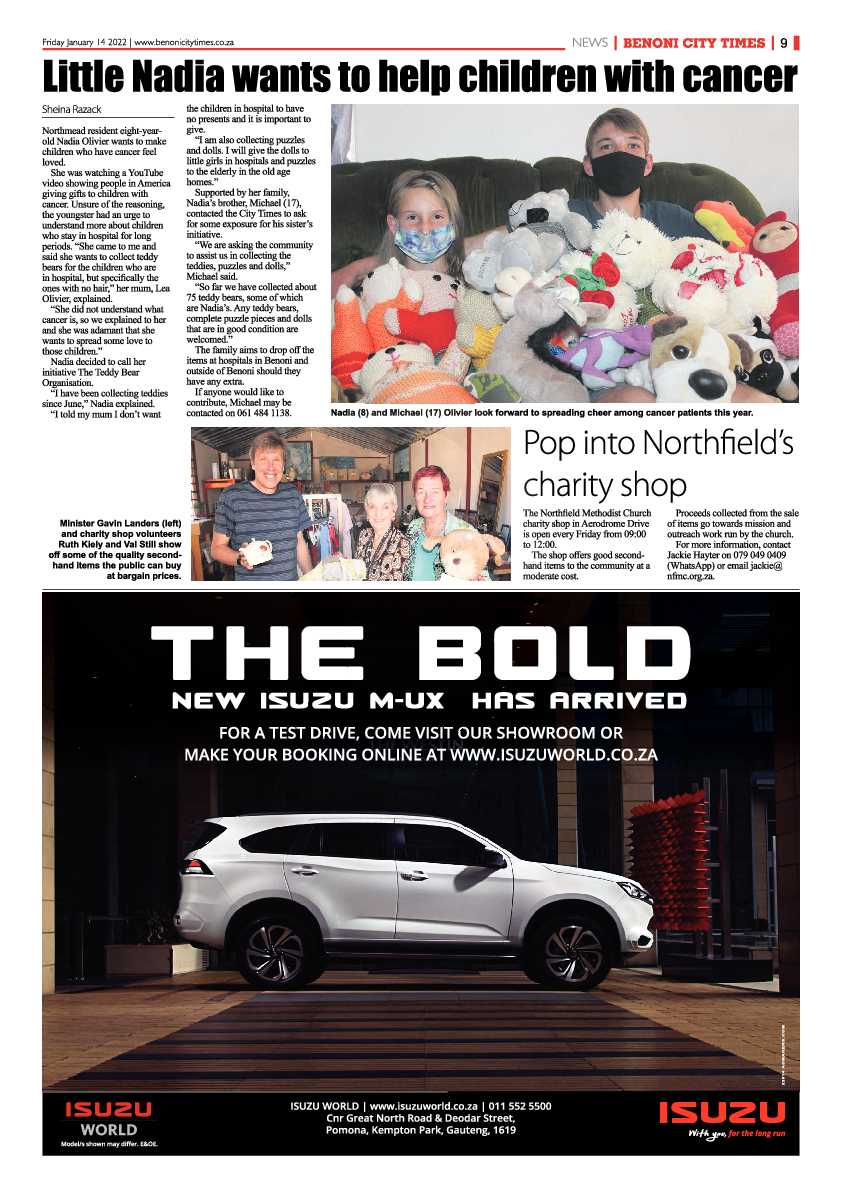 Benoni City Times 14 January 2022 page 9