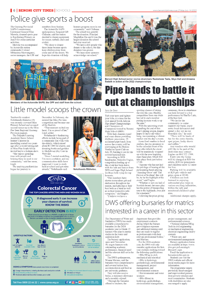 Benoni City Times 14 July  2023 page 6