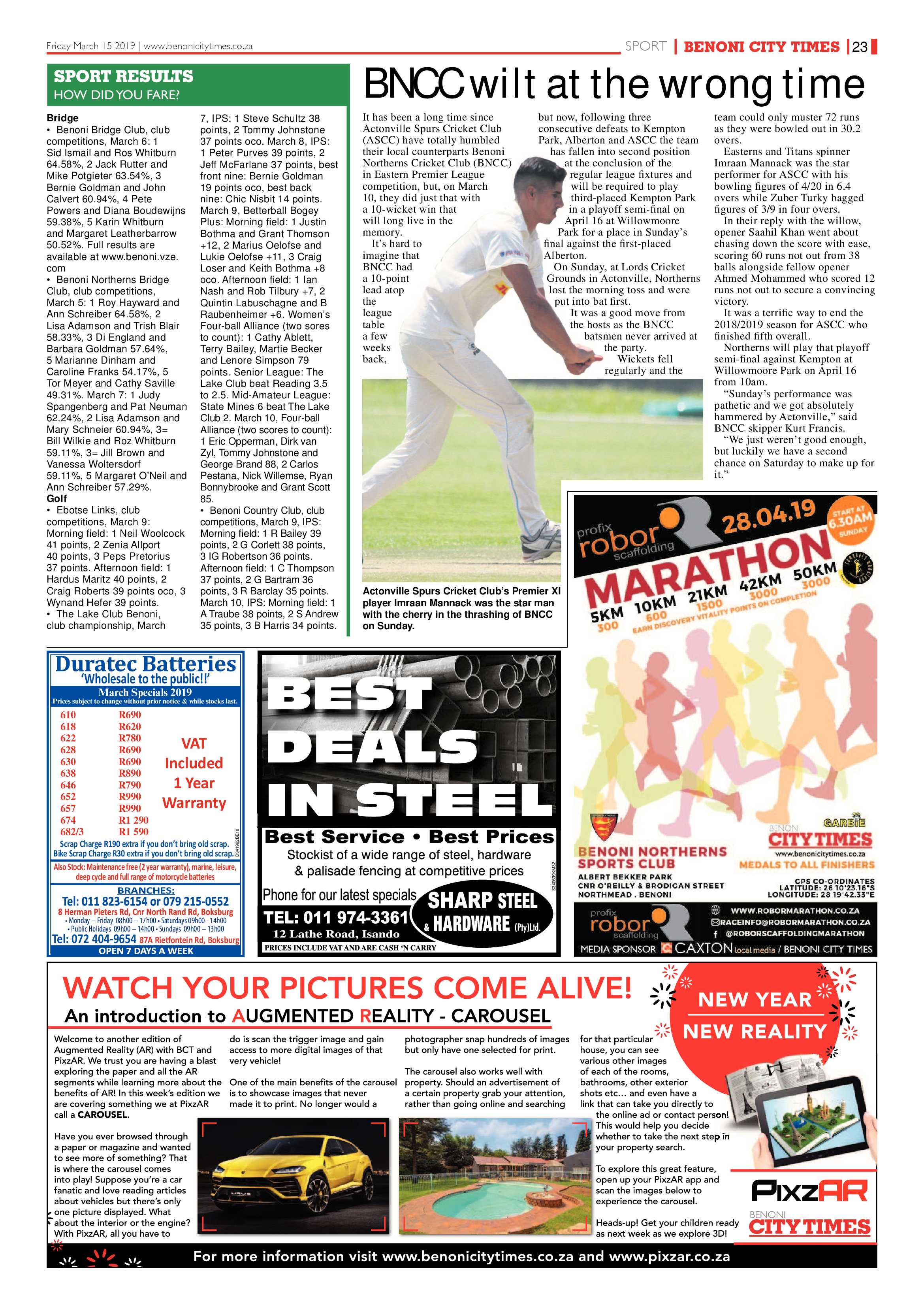 Benoni City Times 14 March 2019 page 23