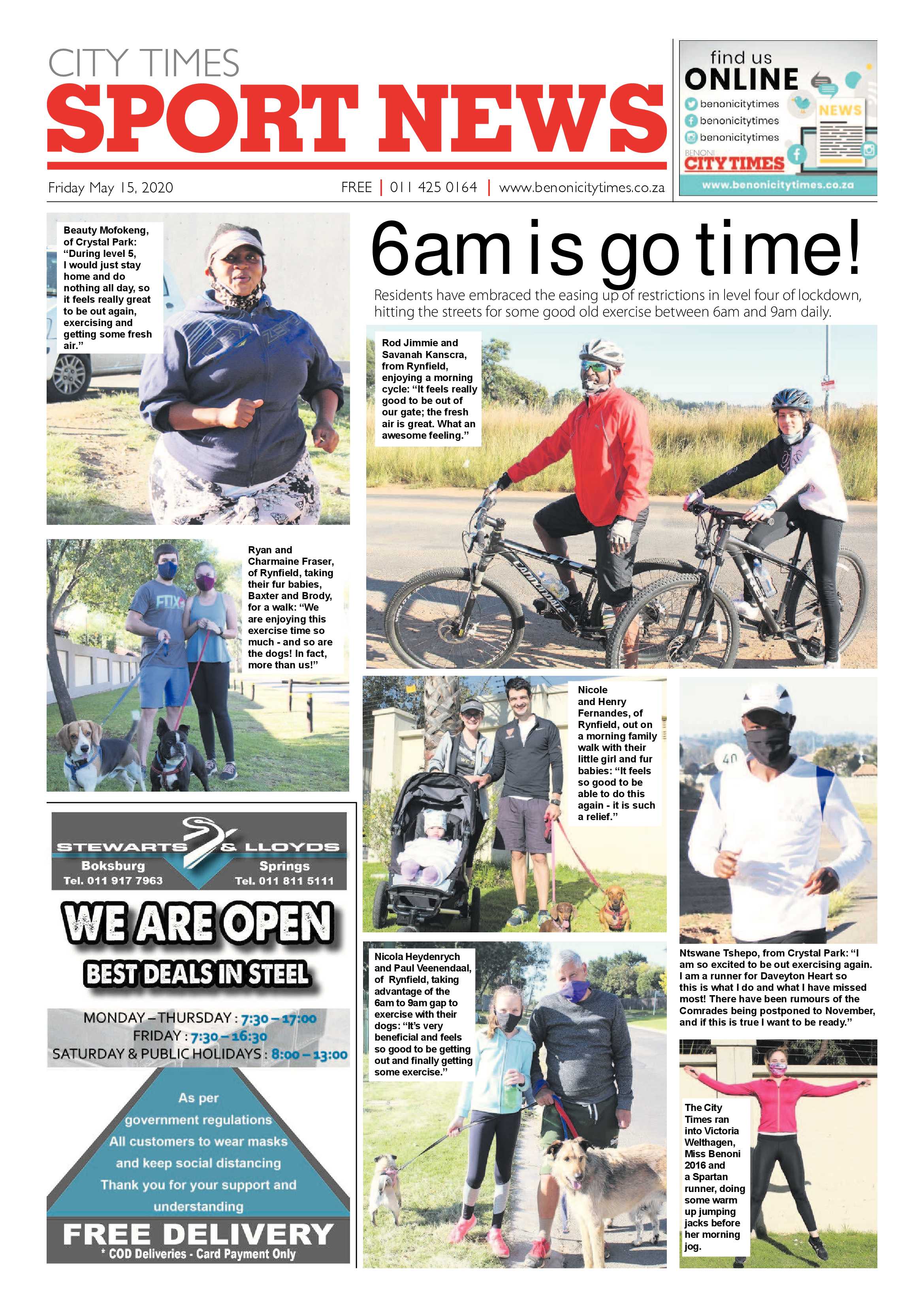 Benoni City Times 14 May 2020 page 8