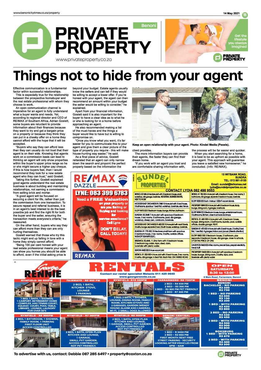 Benoni City Times 14 May 2021 page 11