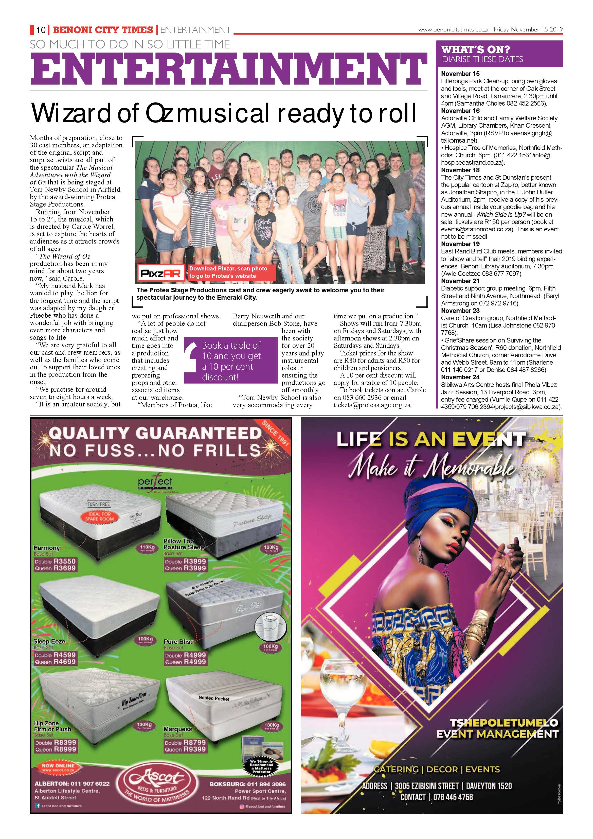 Benoni City Times 14 November 2019 page 10