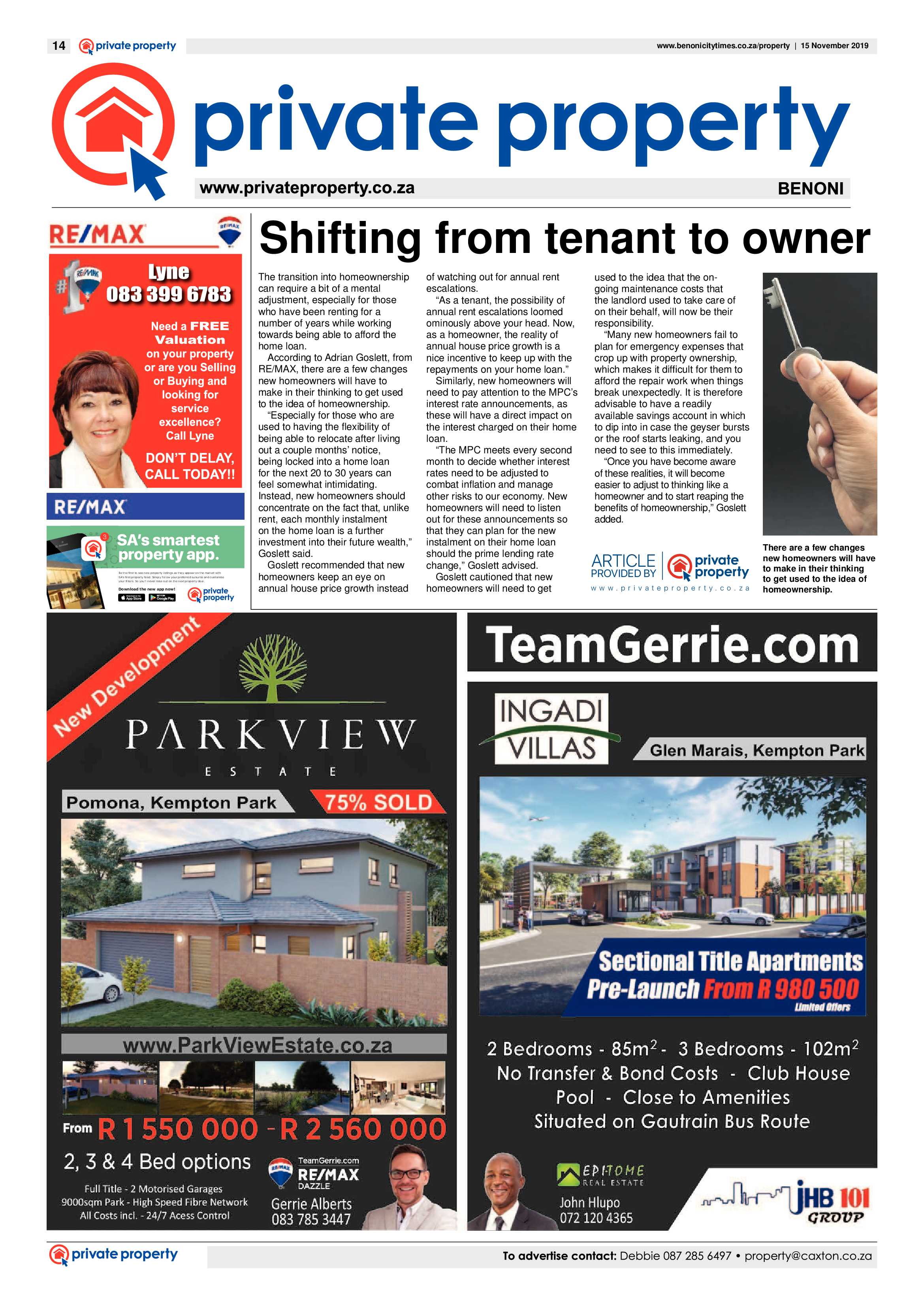 Benoni City Times 14 November 2019 page 14