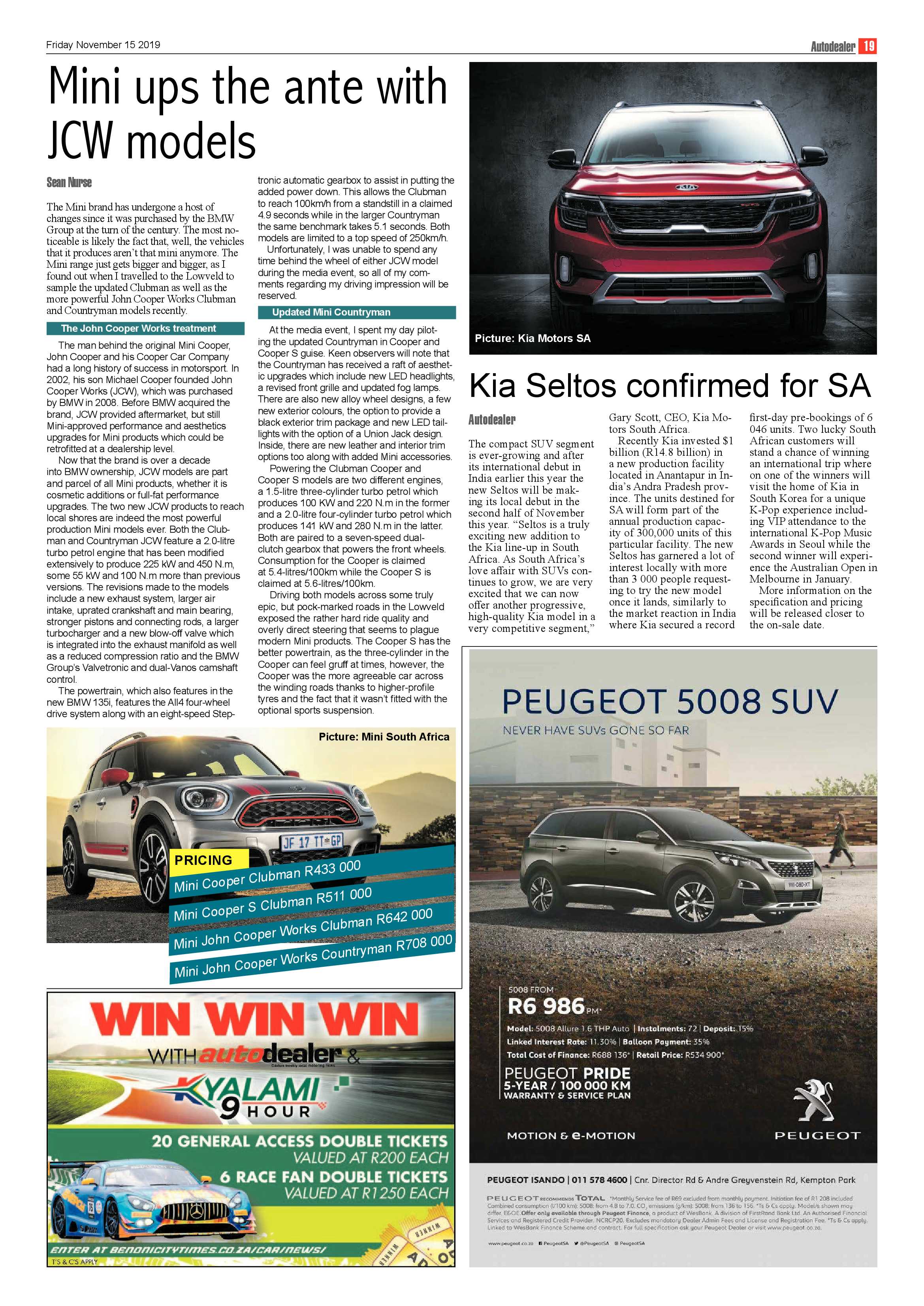 Benoni City Times 14 November 2019 page 19