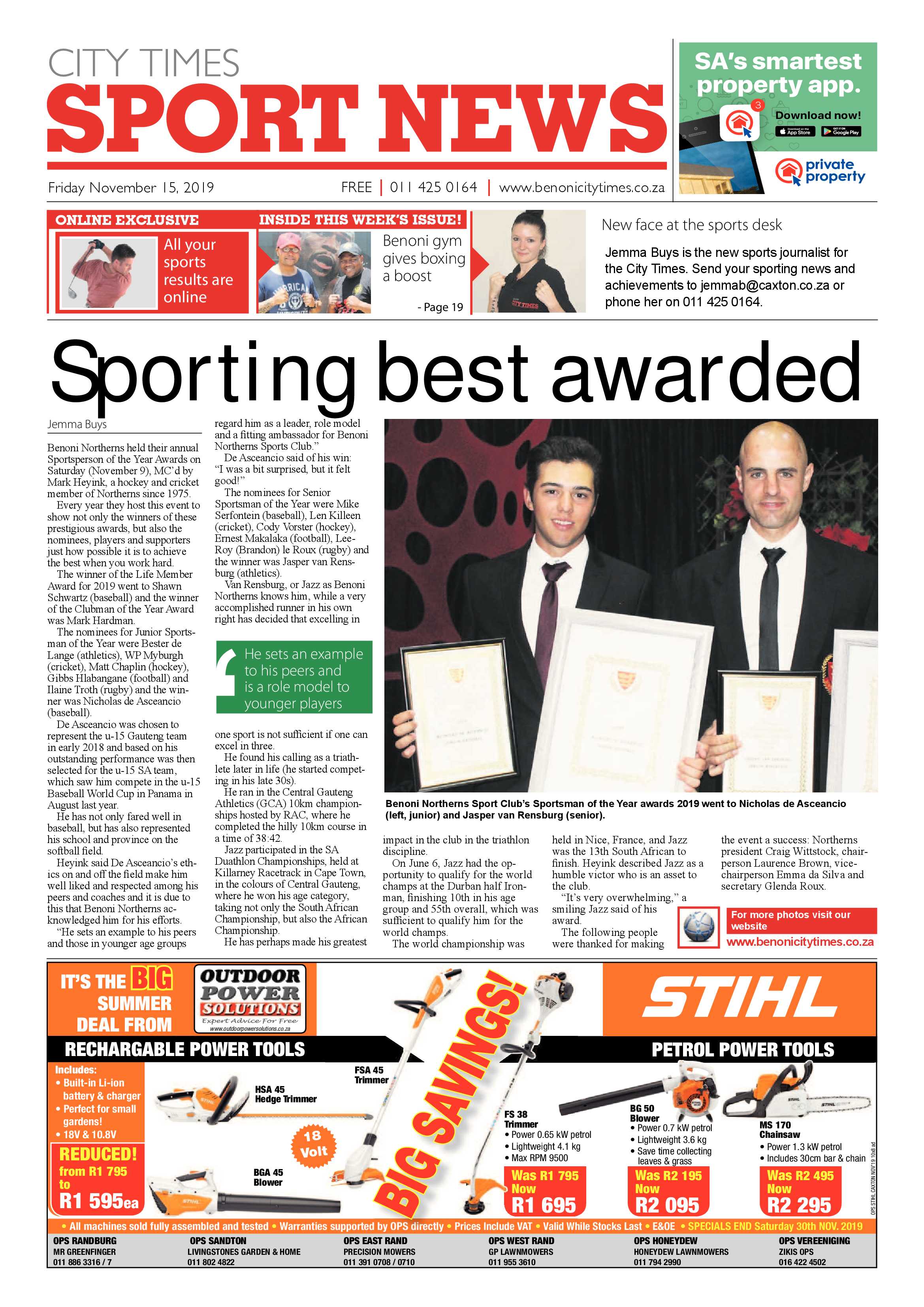 Benoni City Times 14 November 2019 page 24