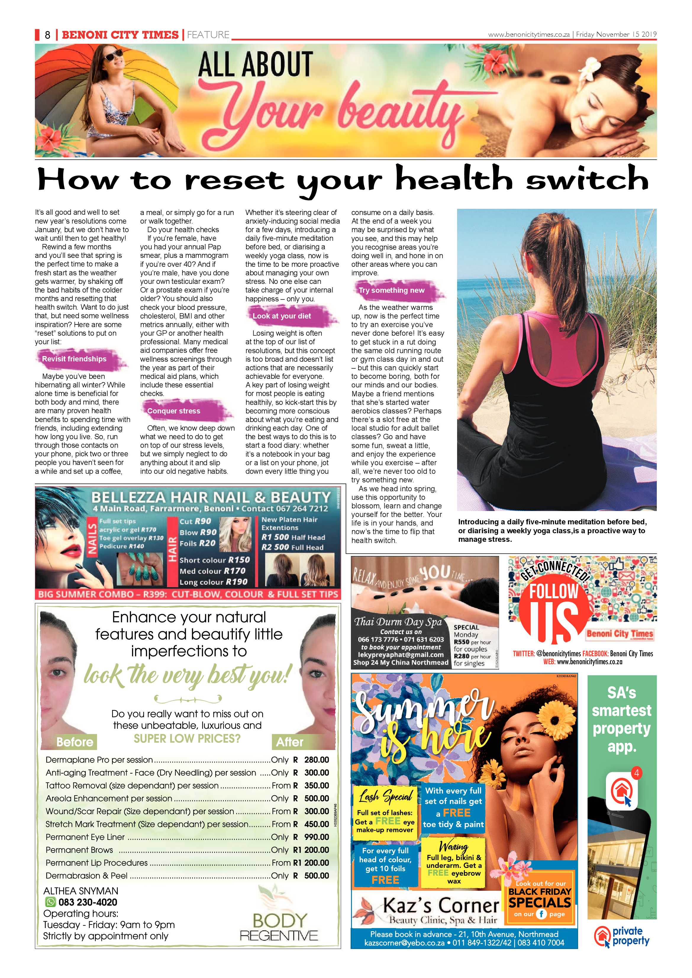 Benoni City Times 14 November 2019 page 8
