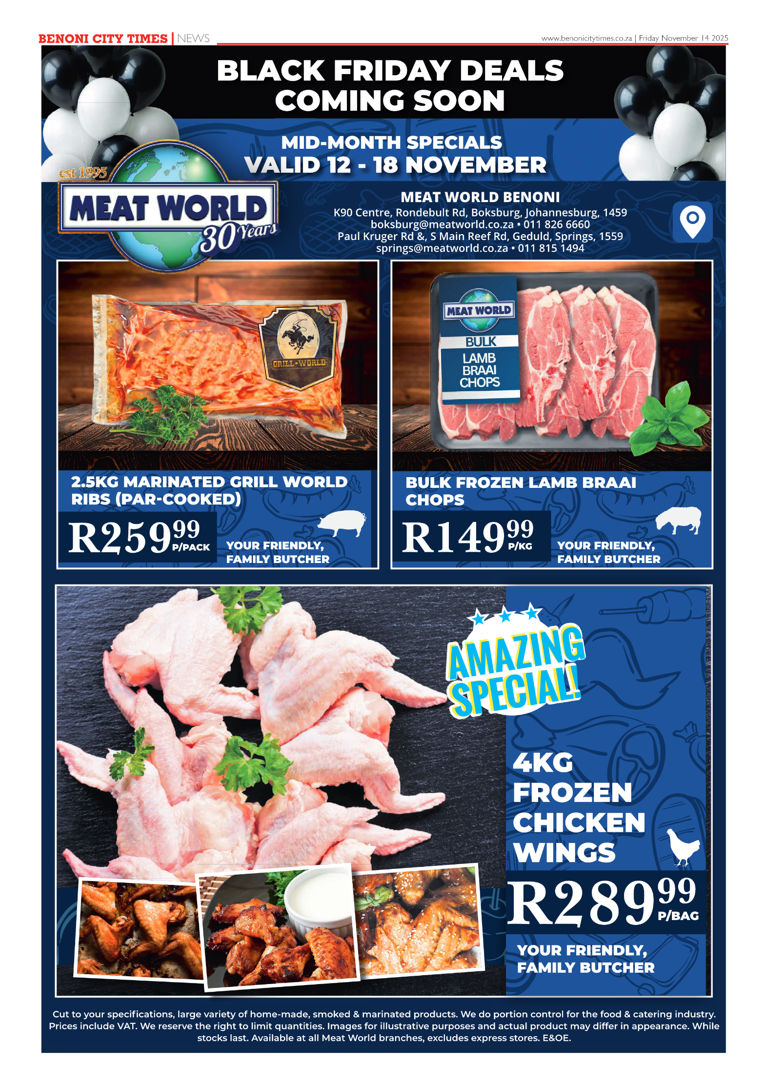 Benoni City Times 14 November 2025 page 2