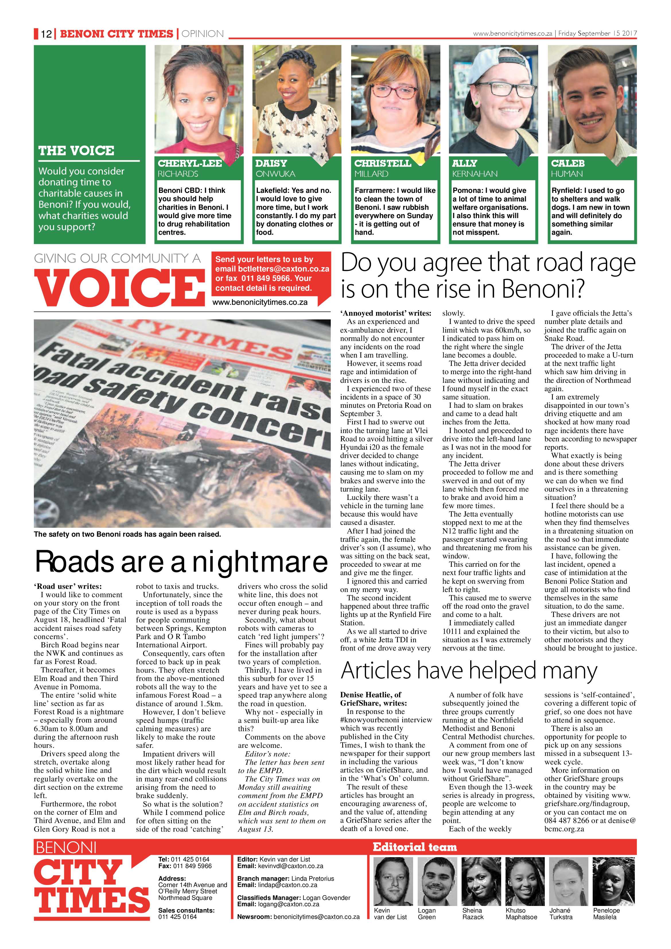 Benoni City Times 14 September 2017 page 12