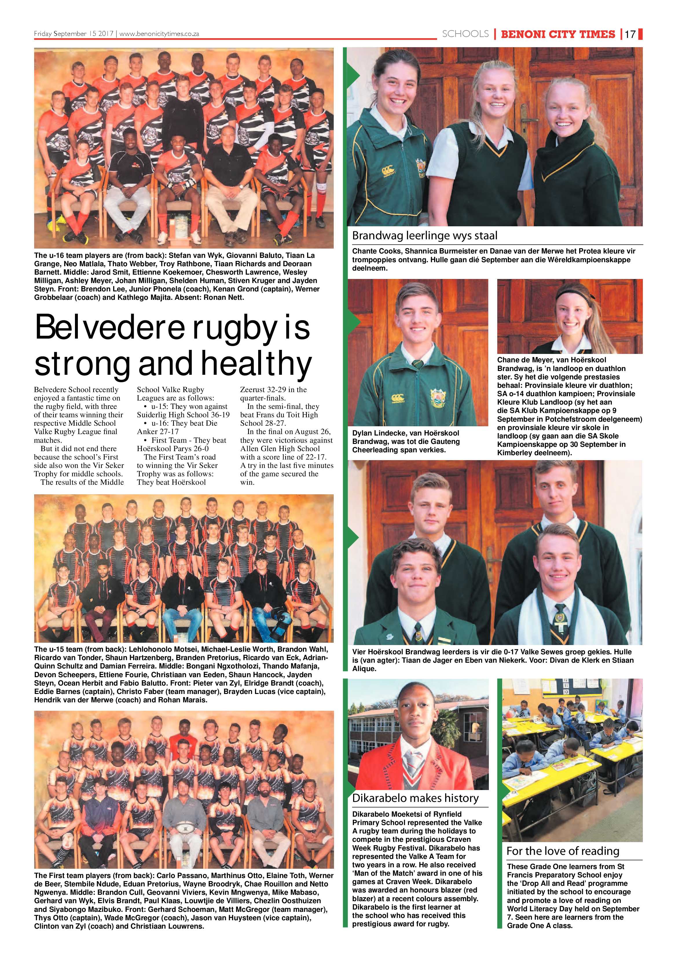 Benoni City Times 14 September 2017 page 17