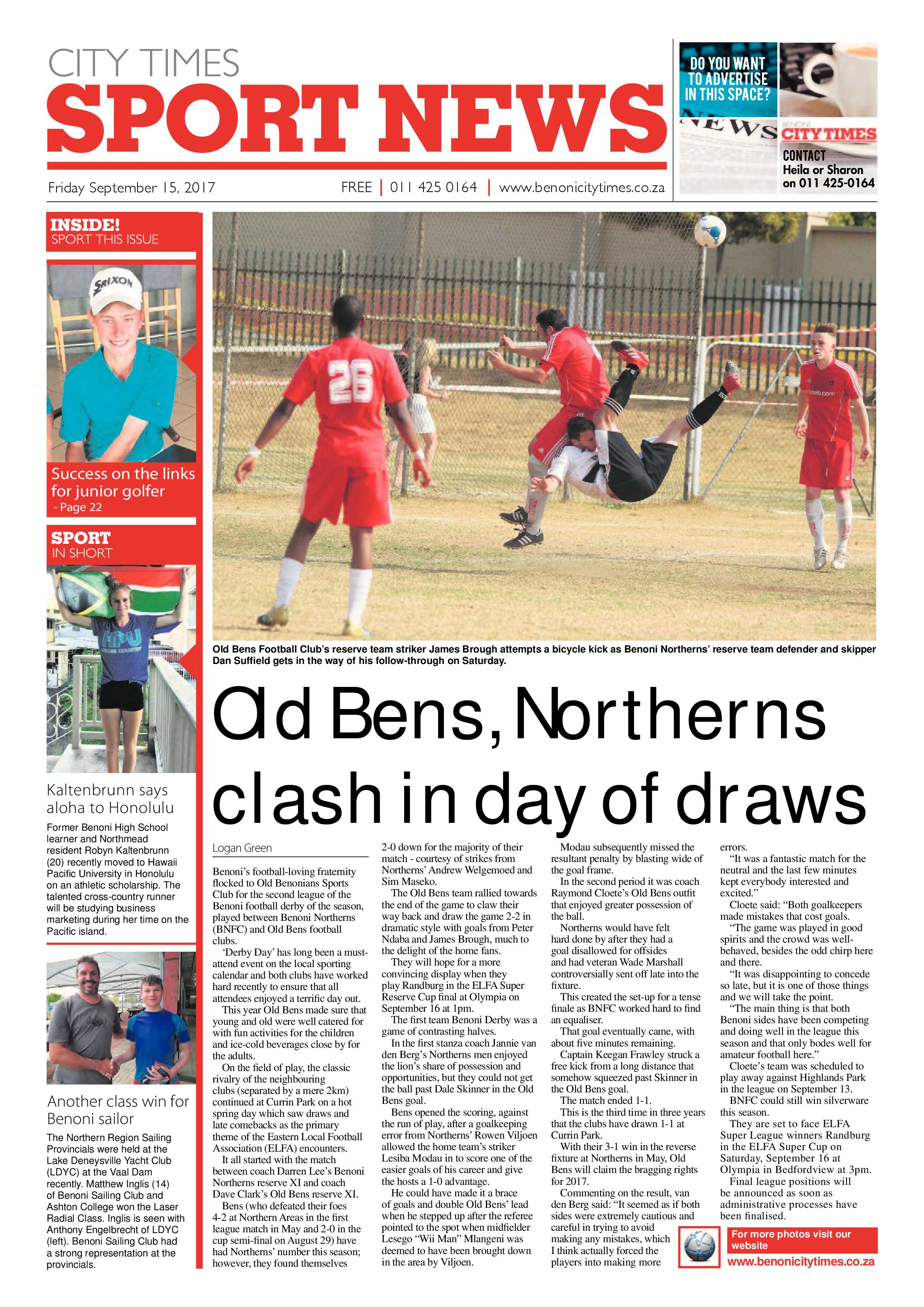 Benoni City Times 14 September 2017 page 24