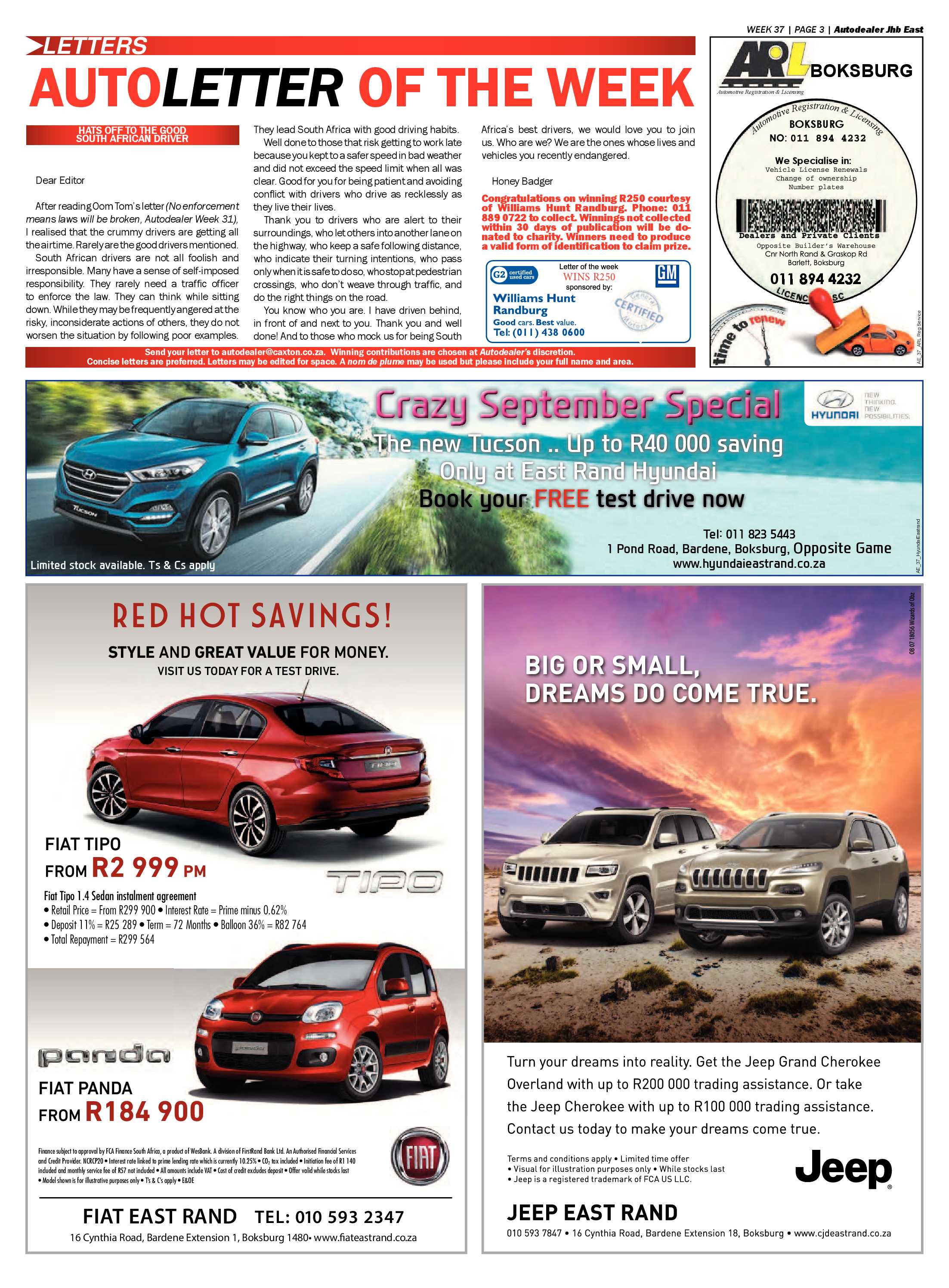 Benoni City Times 14 September 2017 page 27