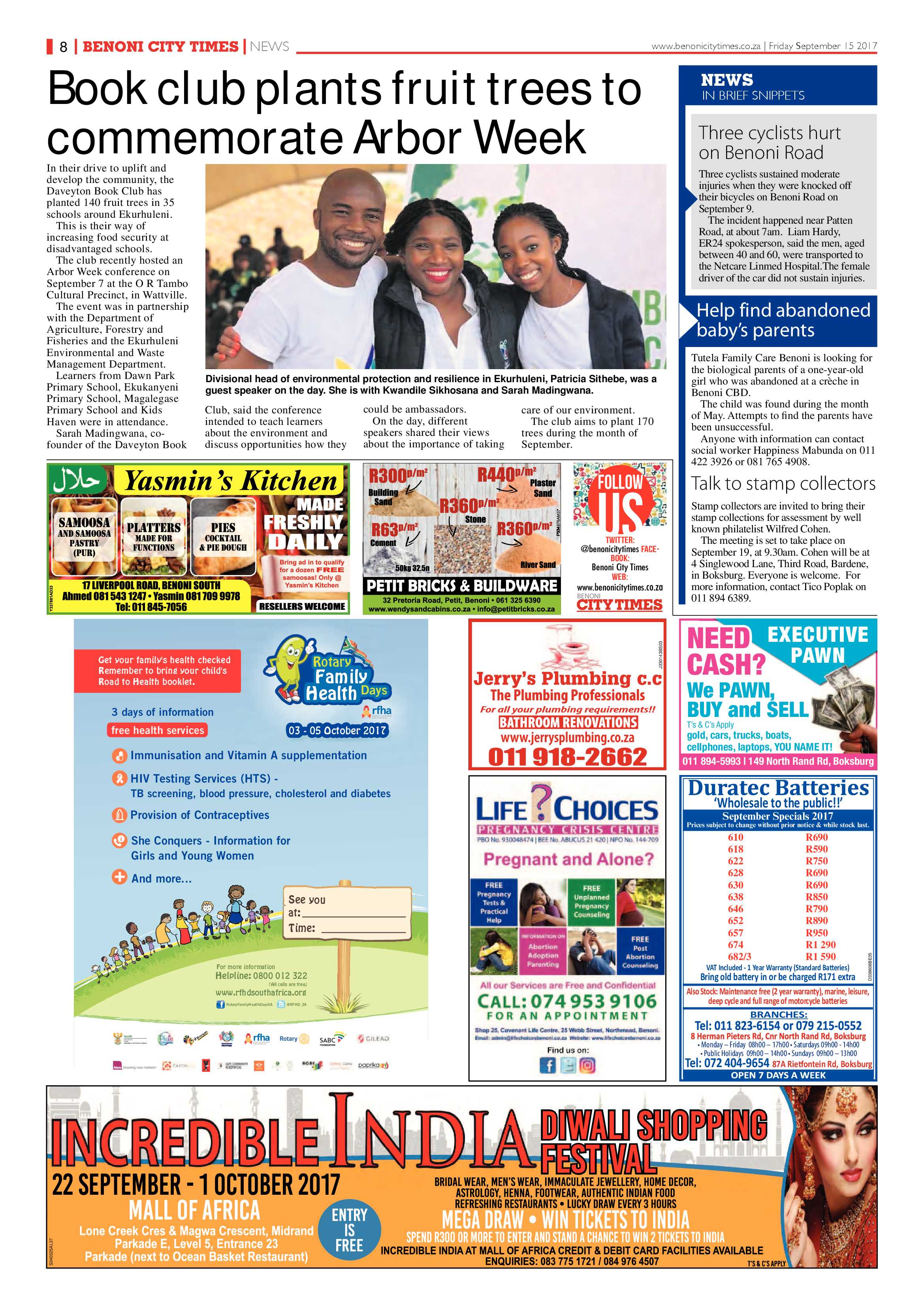 Benoni City Times 14 September 2017 page 8