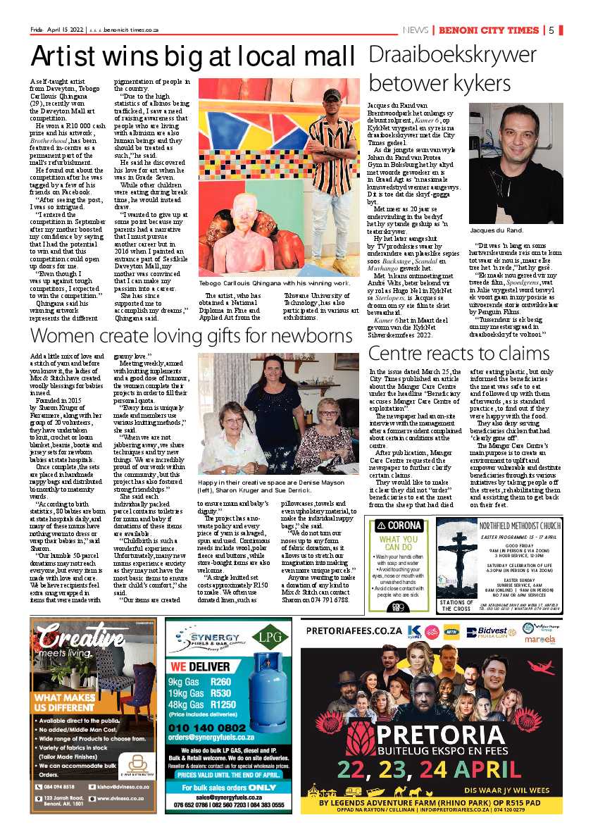 Benoni City Times 15 April 2022 page 5