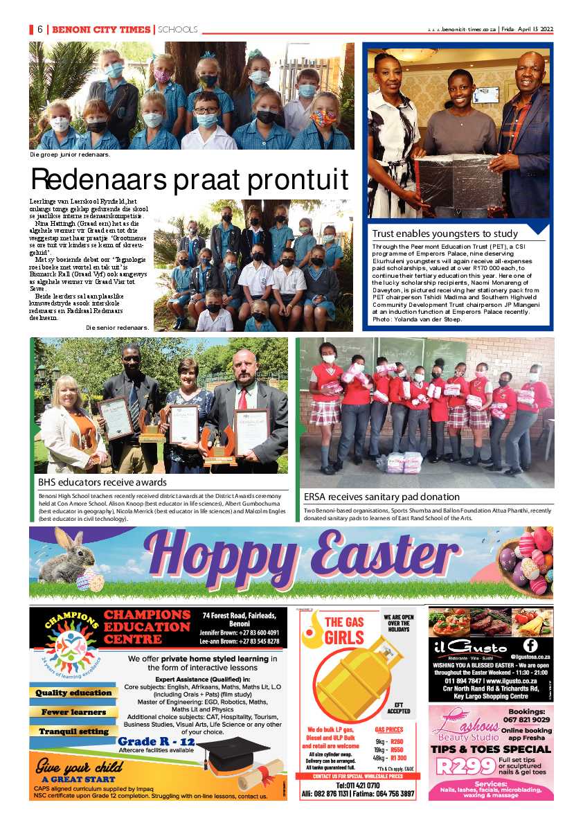 Benoni City Times 15 April 2022 page 6