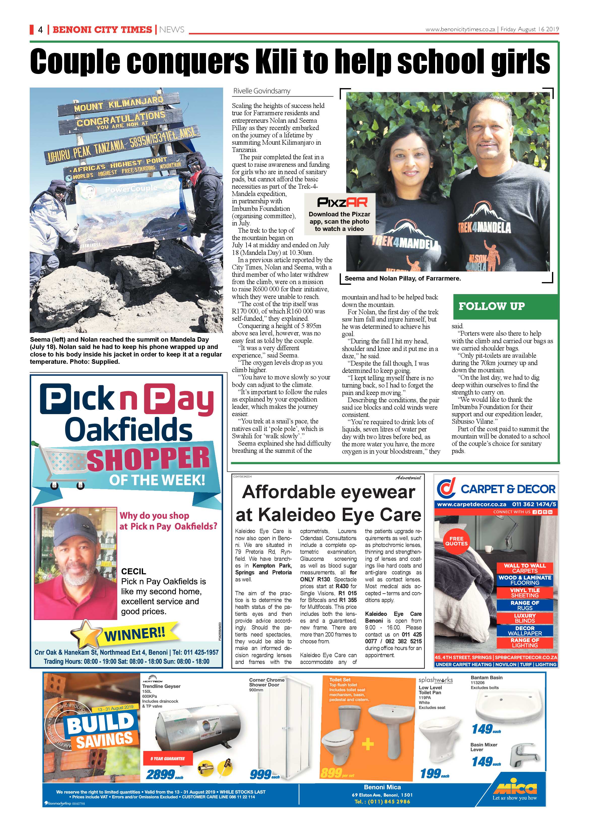 Benoni City Times 15 August 2019 page 4