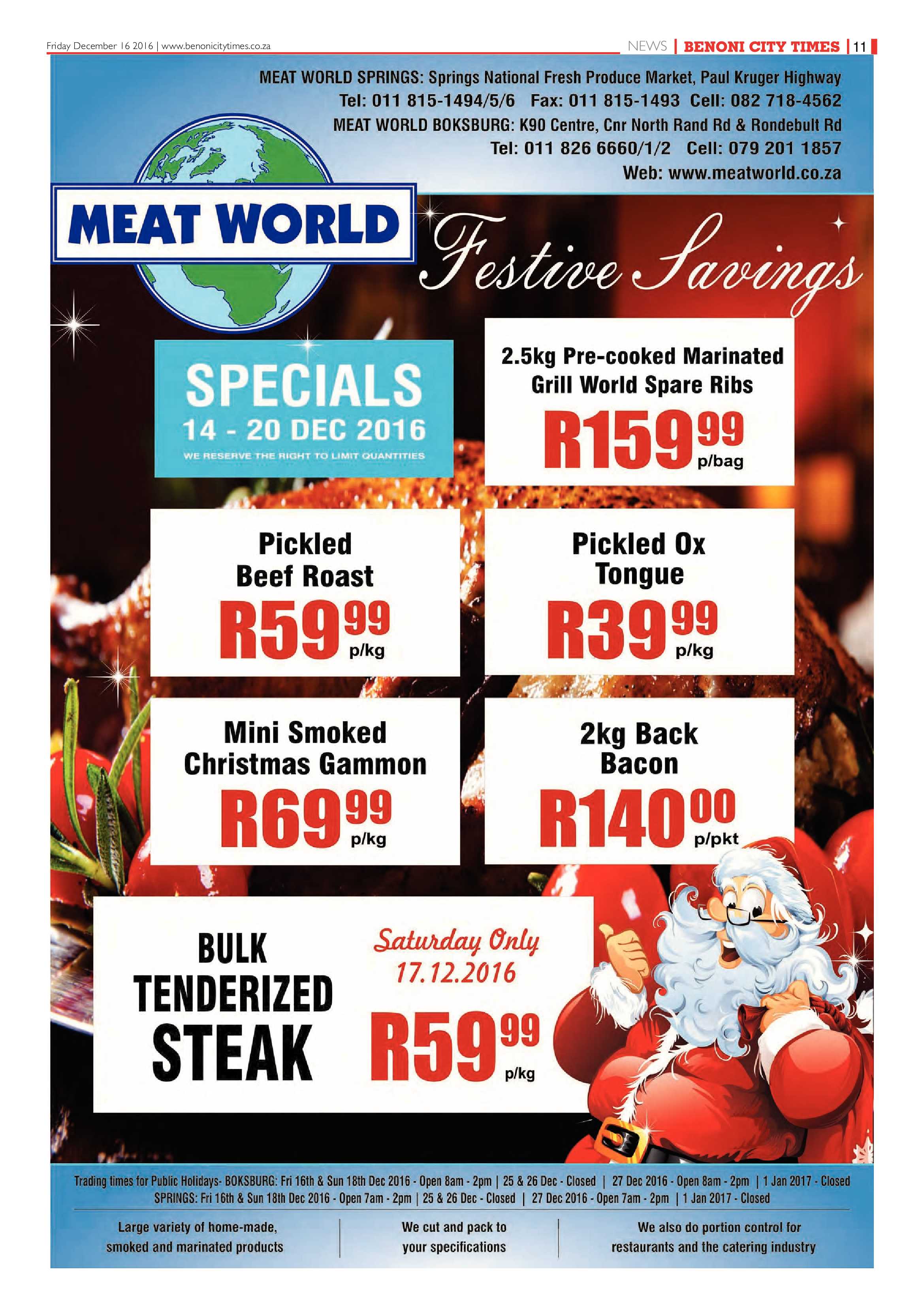 Benoni City Times 15 December page 11