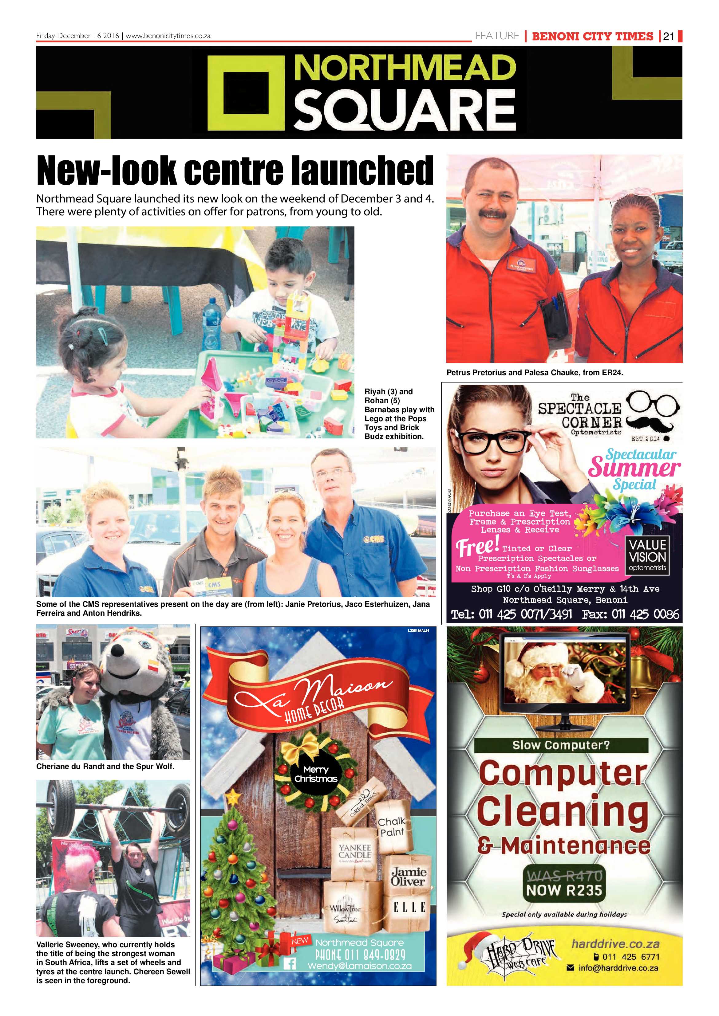 Benoni City Times 15 December page 21