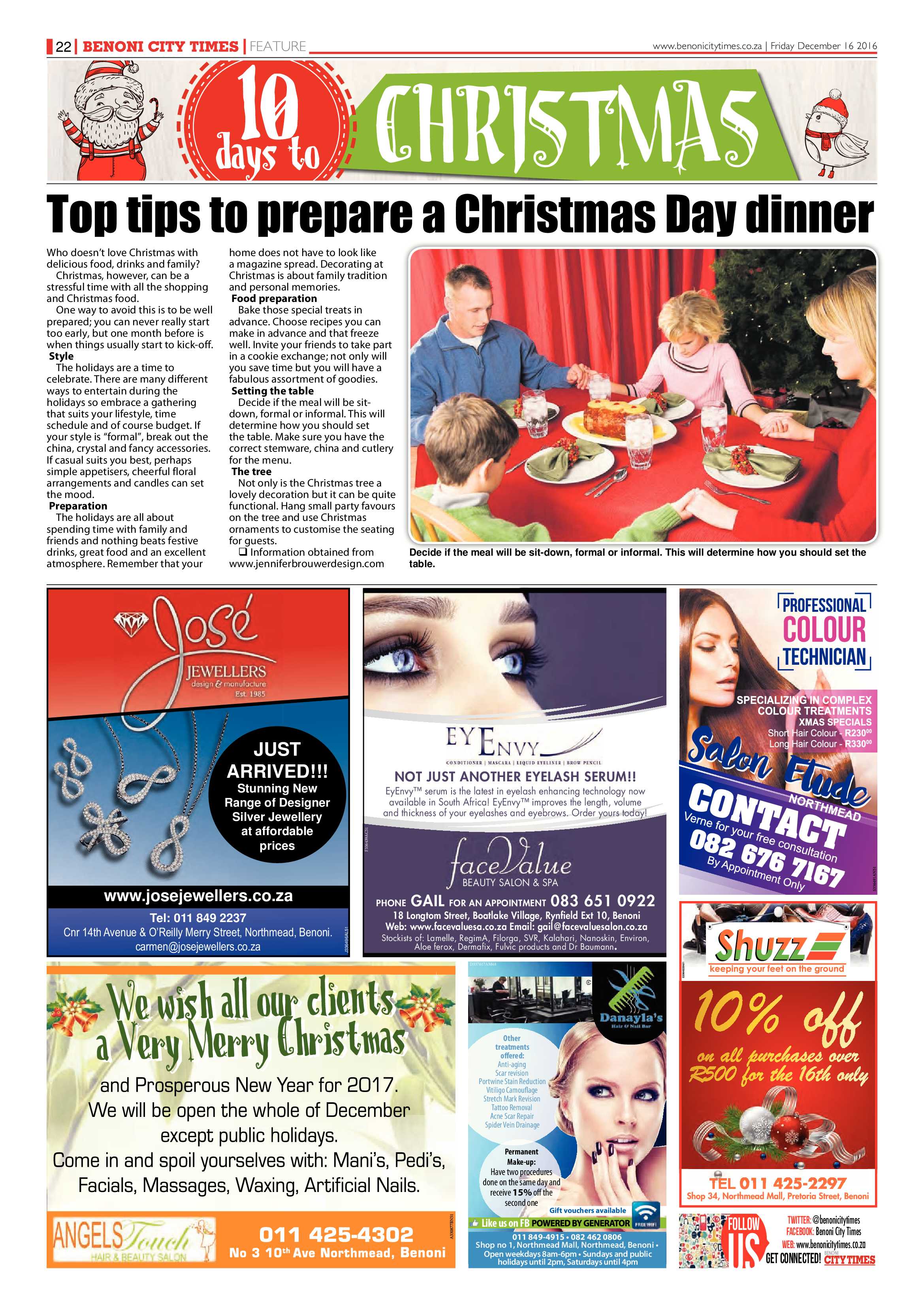Benoni City Times 15 December page 22