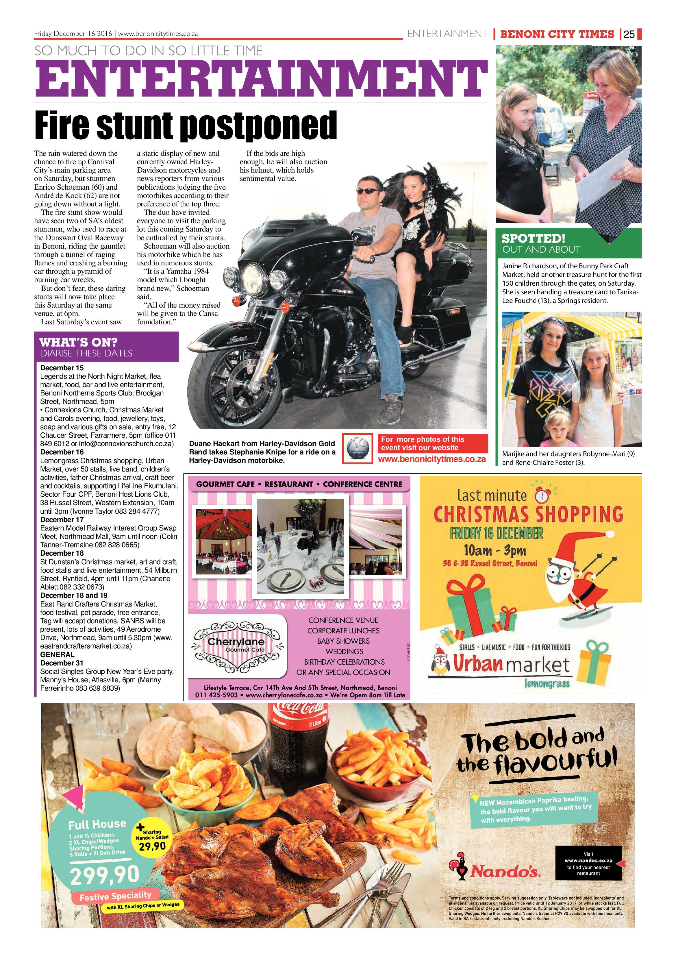 Benoni City Times 15 December page 25
