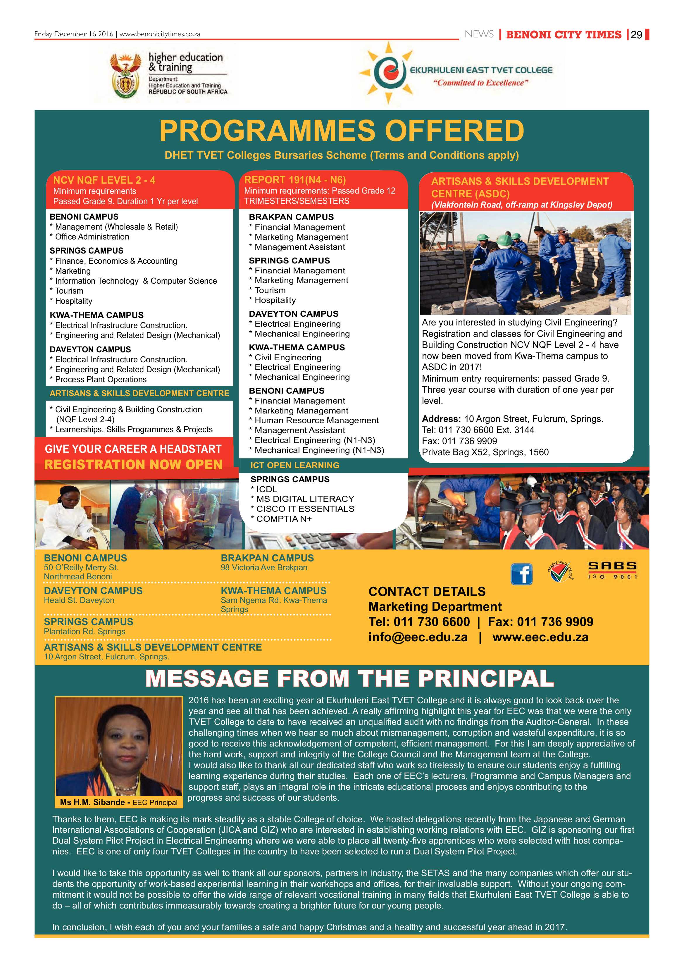 Benoni City Times 15 December page 29