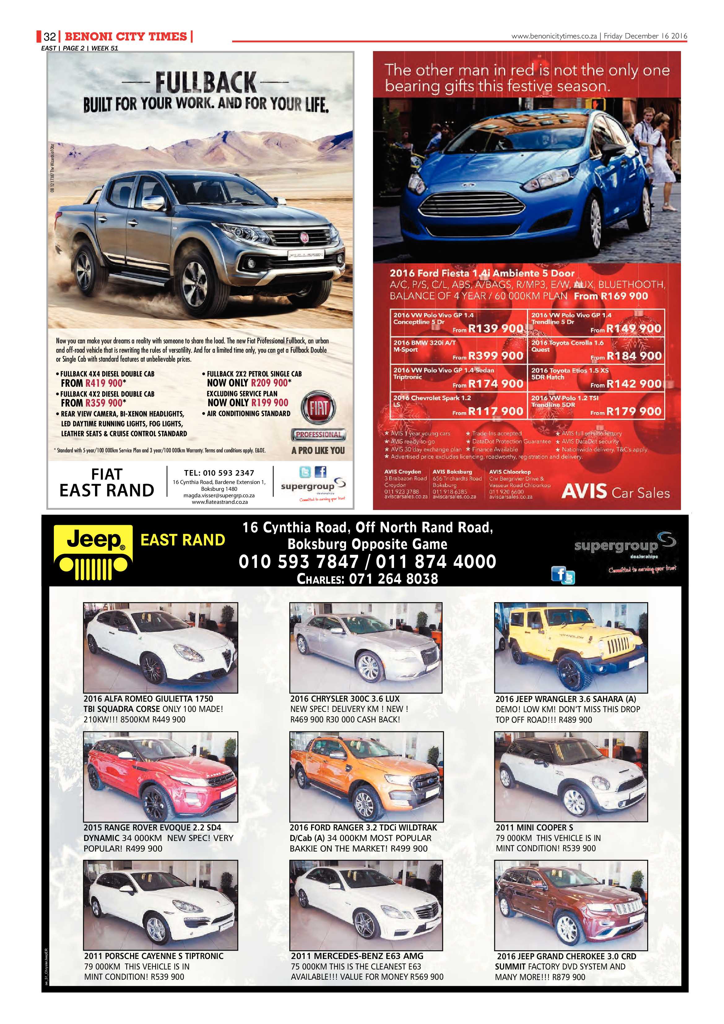 Benoni City Times 15 December page 32