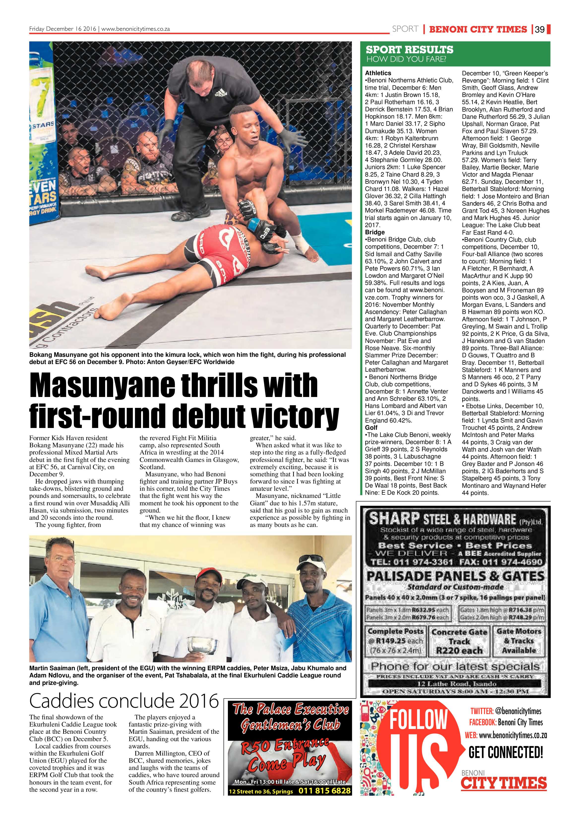 Benoni City Times 15 December page 39